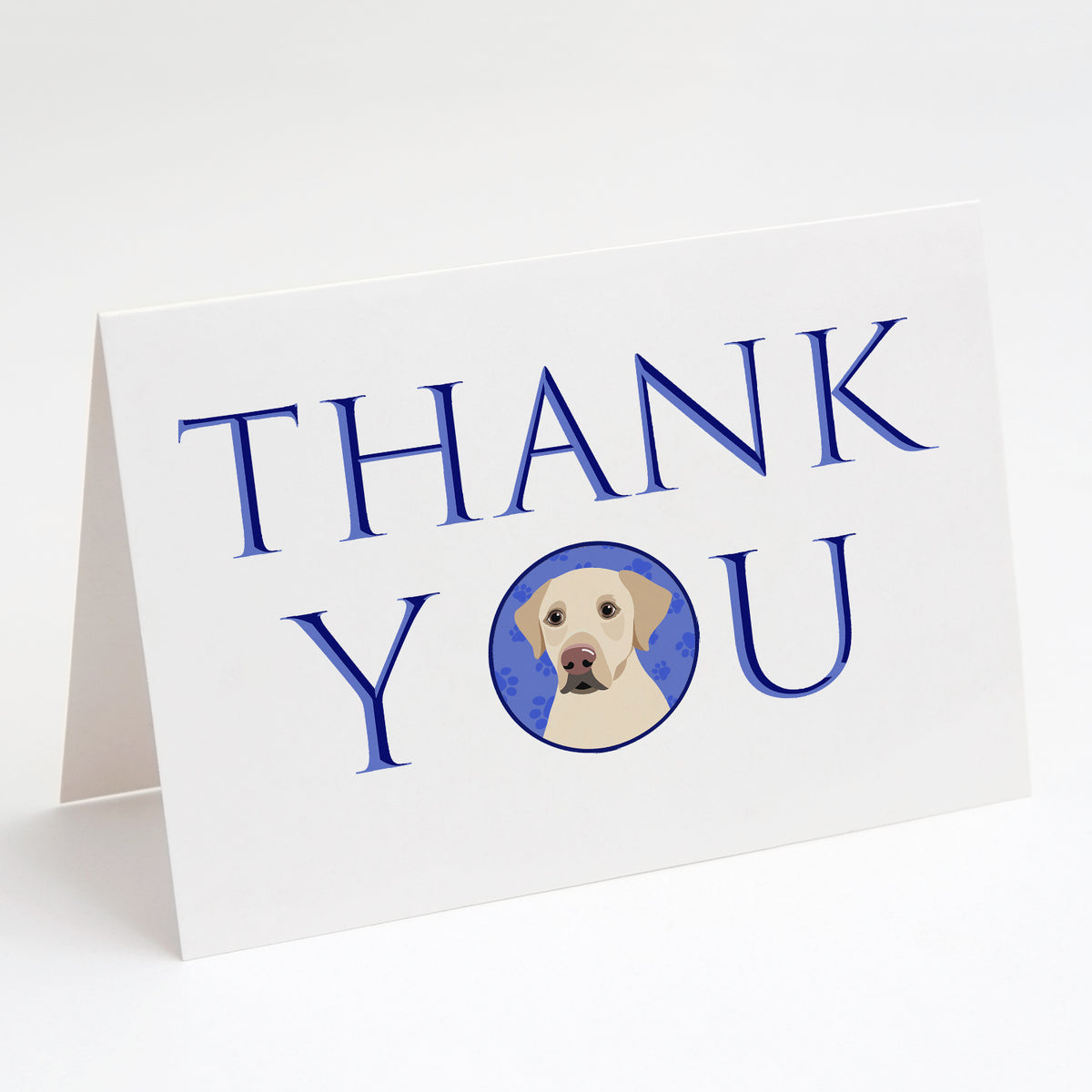 Buy this Labrador Retriever Yellow #3 Thank You Greeting Cards and Envelopes Pack of 8