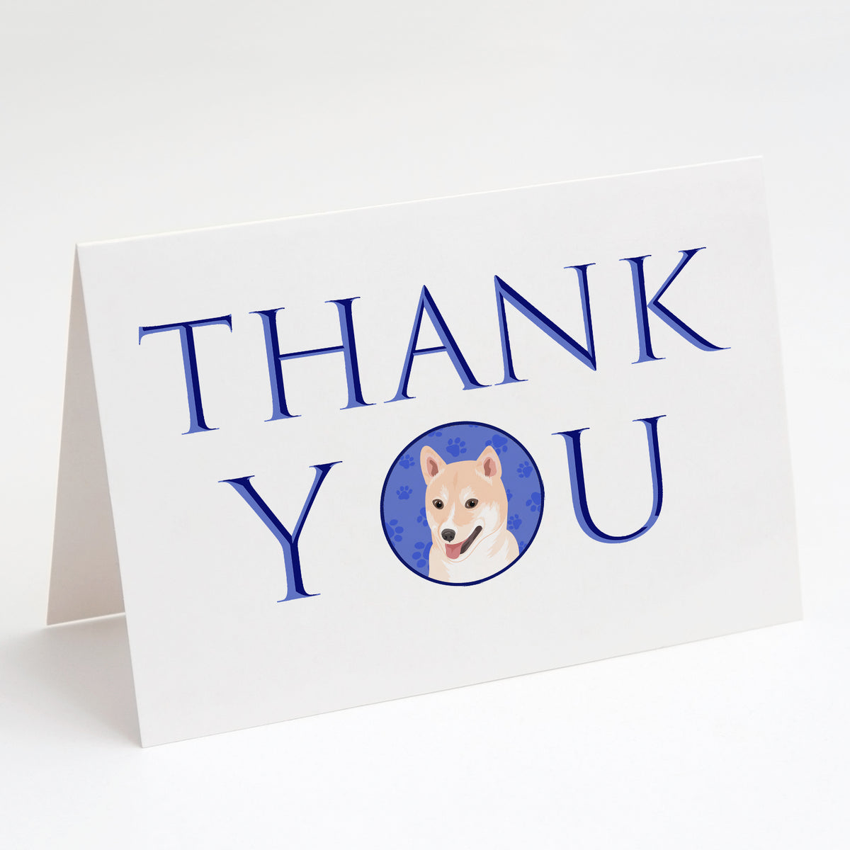 Buy this Shiba Inu Cream #2 Thank You Greeting Cards and Envelopes Pack of 8