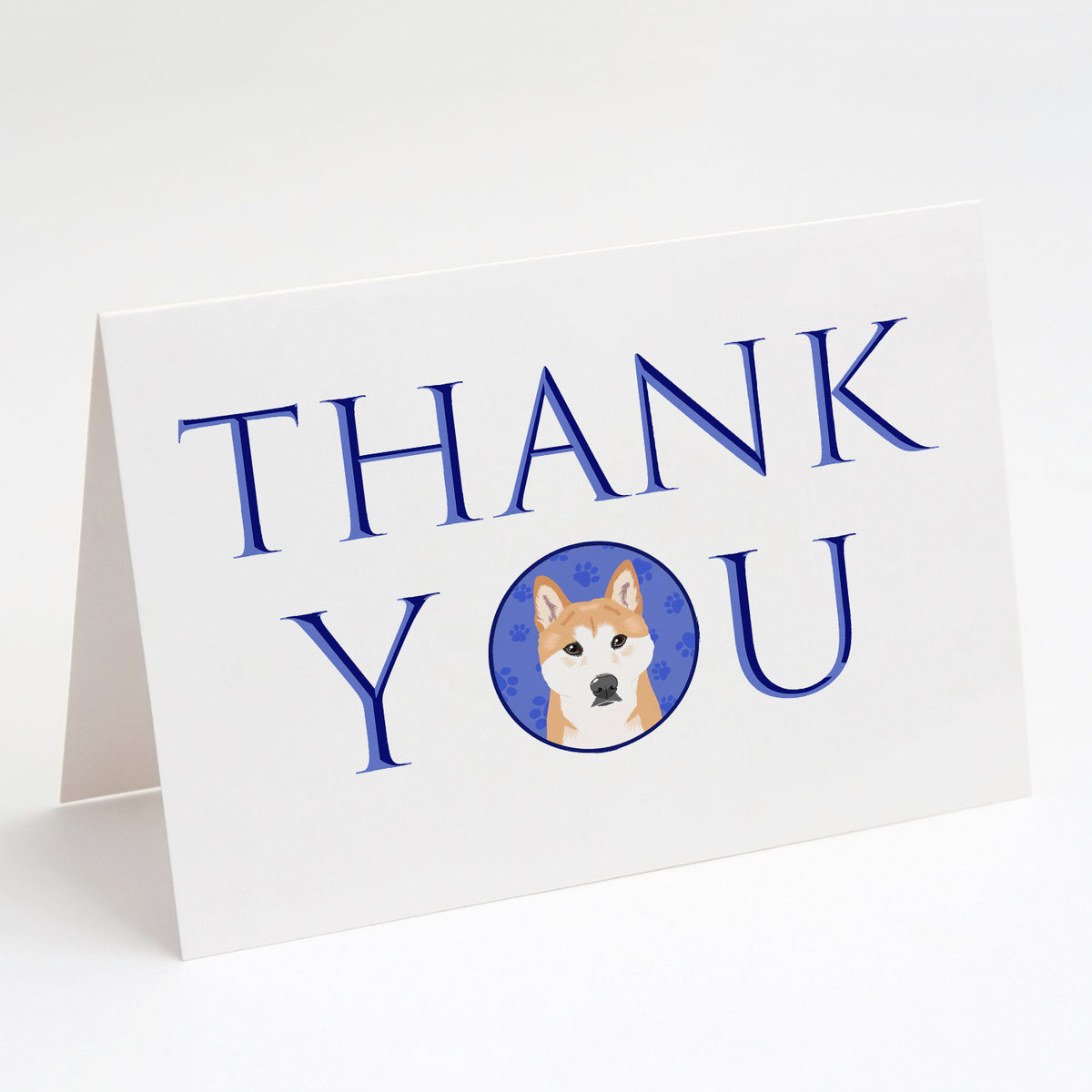 Buy this Shiba Inu Red #1 Thank You Greeting Cards and Envelopes Pack of 8
