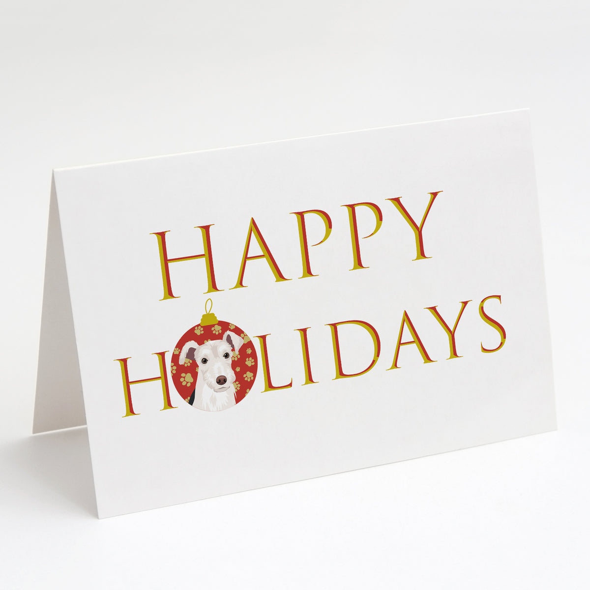 Buy this Schnauzer Parti Happy Holidays Greeting Cards and Envelopes Pack of 8