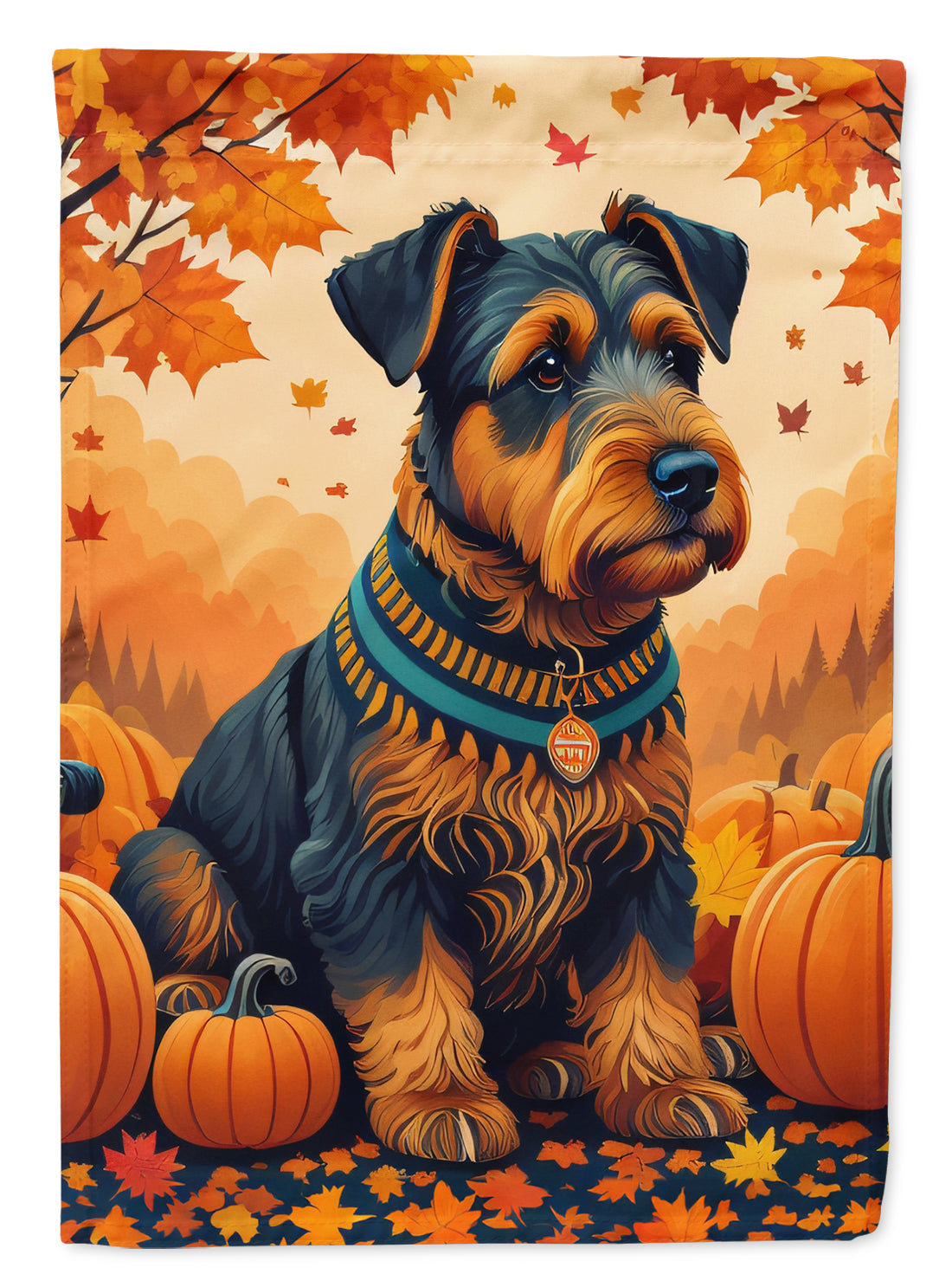 Buy this Airedale Terrier Fall House Flag