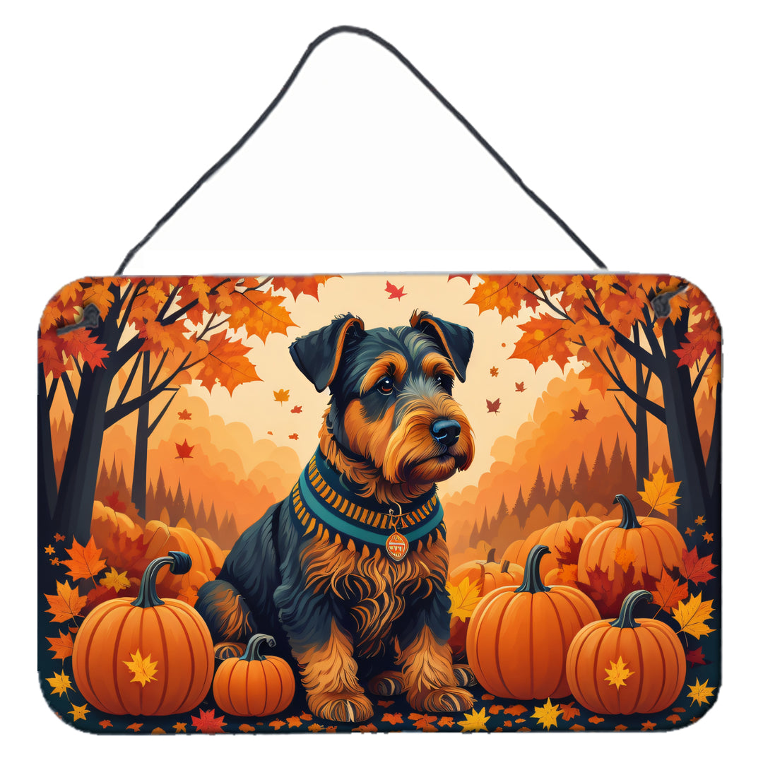 Buy this Airedale Terrier Fall Wall or Door Hanging Prints