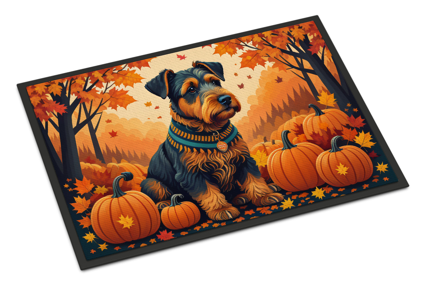 Buy this Airedale Terrier Fall Indoor or Outdoor Mat 24x36