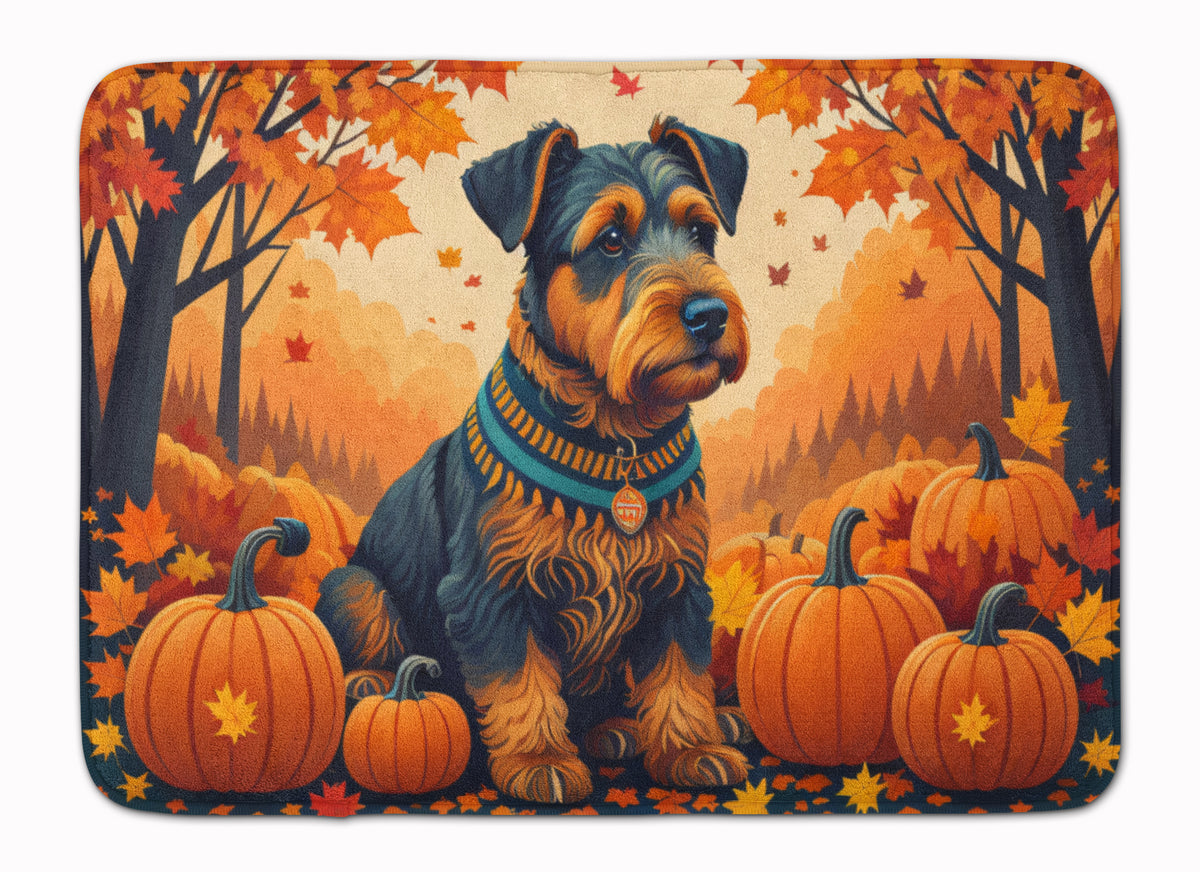 Buy this Airedale Terrier Fall Memory Foam Kitchen Mat