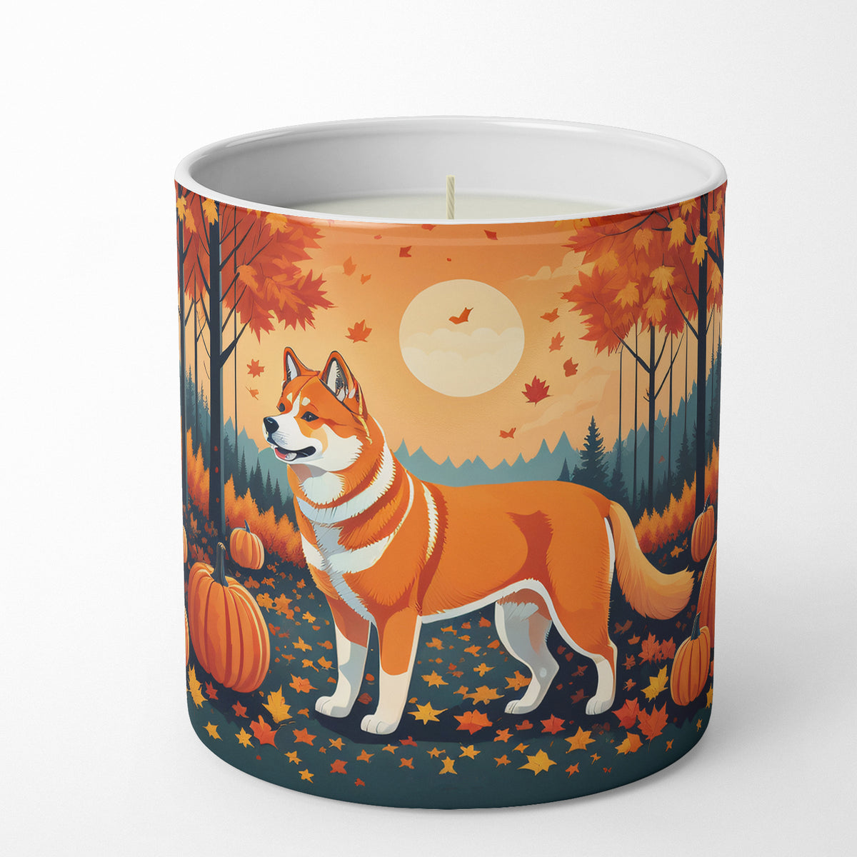 Buy this Akita Fall Decorative Soy Candle
