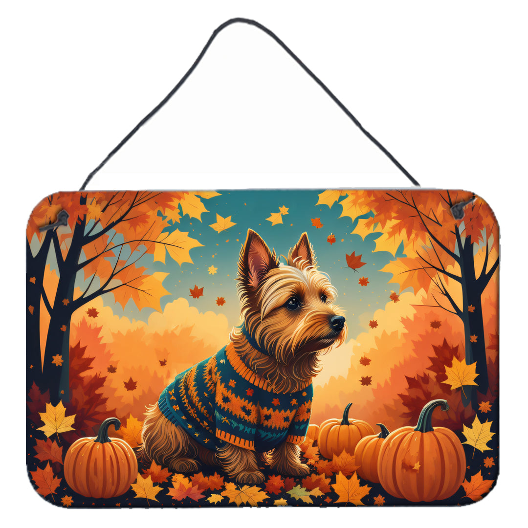 Buy this Australian Terrier Terrier Fall Wall or Door Hanging Prints