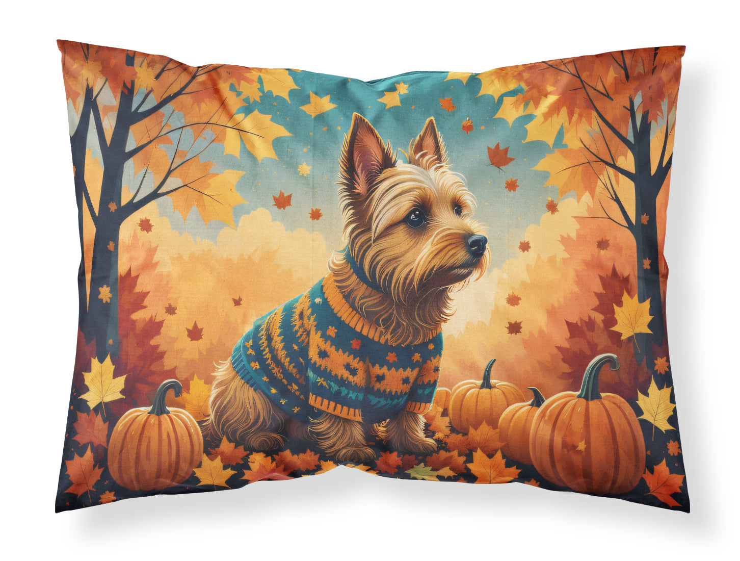 Buy this Australian Terrier Terrier Fall Fabric Standard Pillowcase
