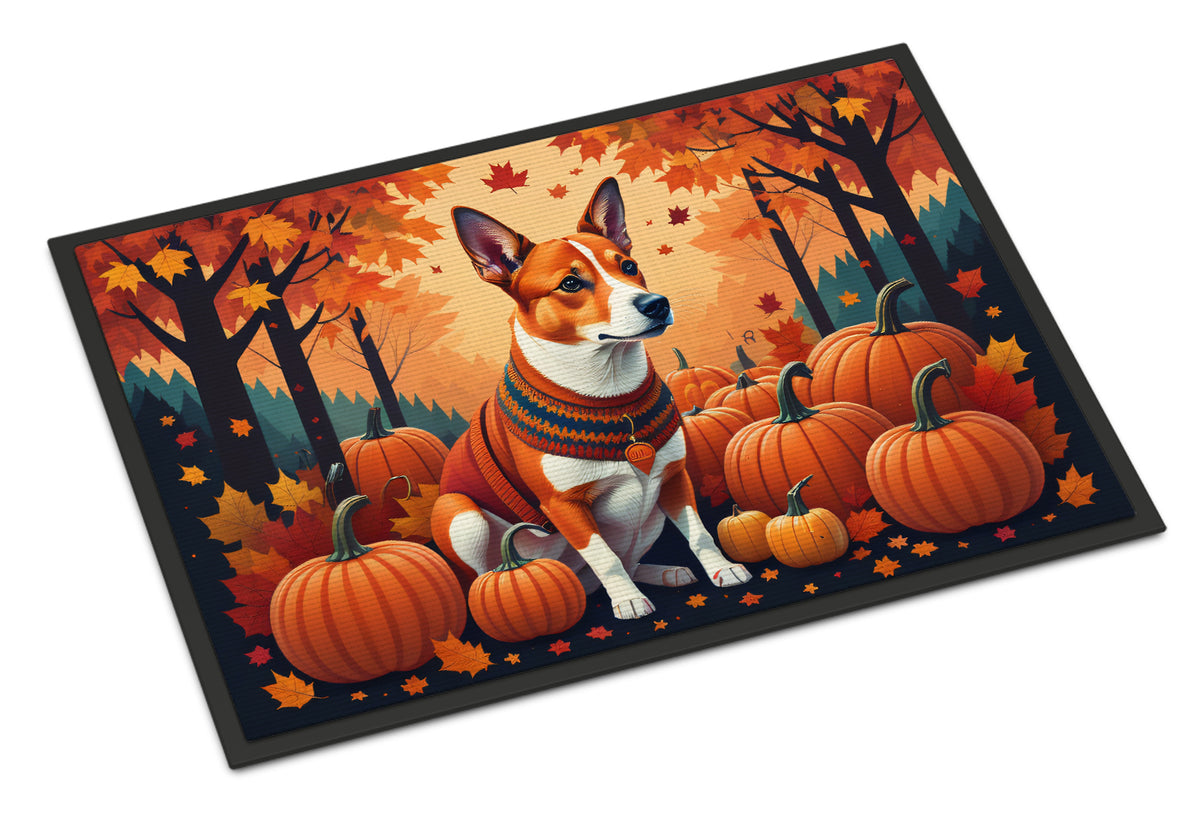 Buy this Red Basenji Fall Indoor or Outdoor Mat 24x36