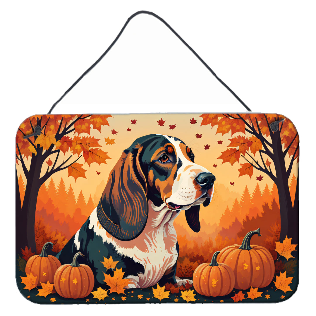 Buy this Basset Hound Fall Wall or Door Hanging Prints