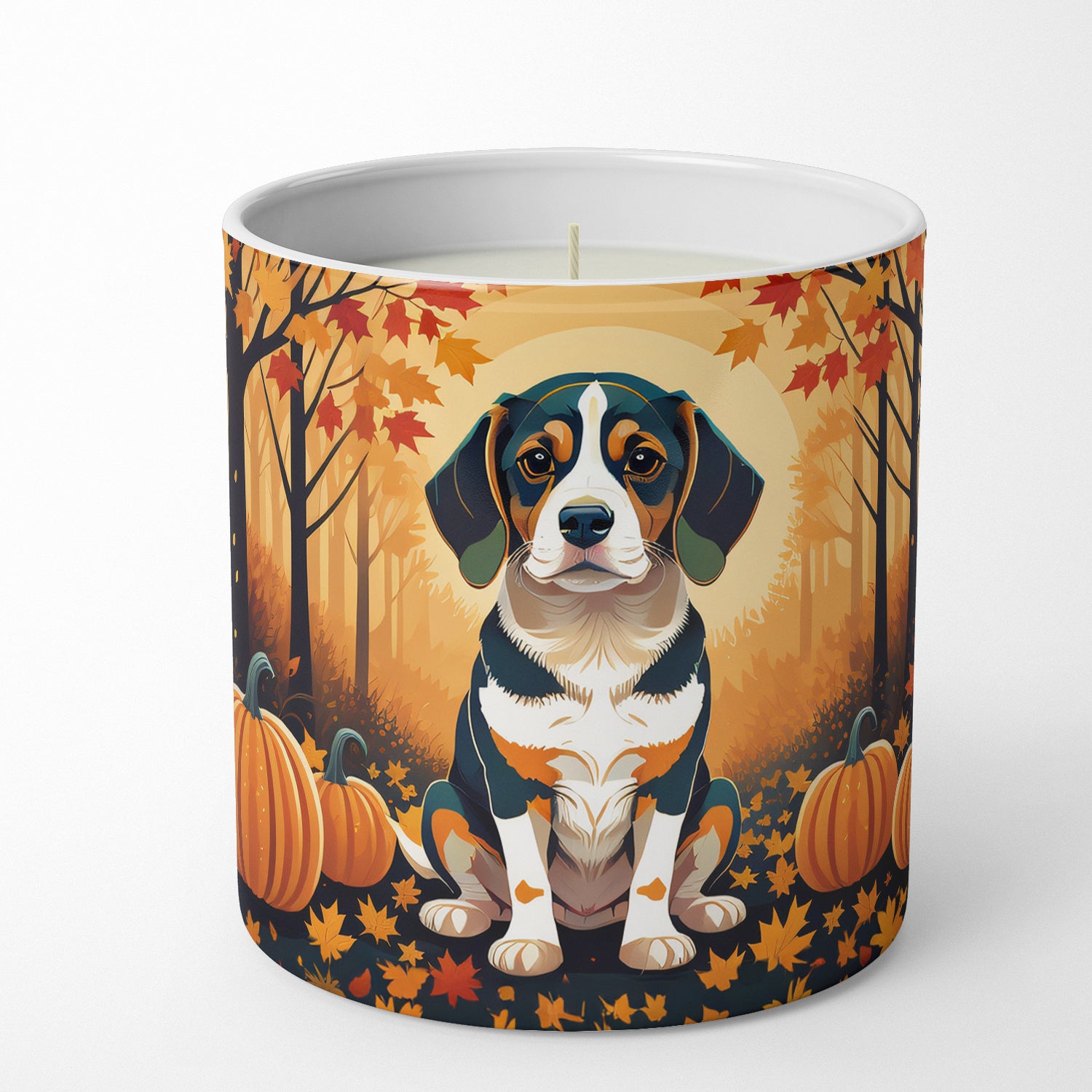 Buy this Beagle Fall Decorative Soy Candle