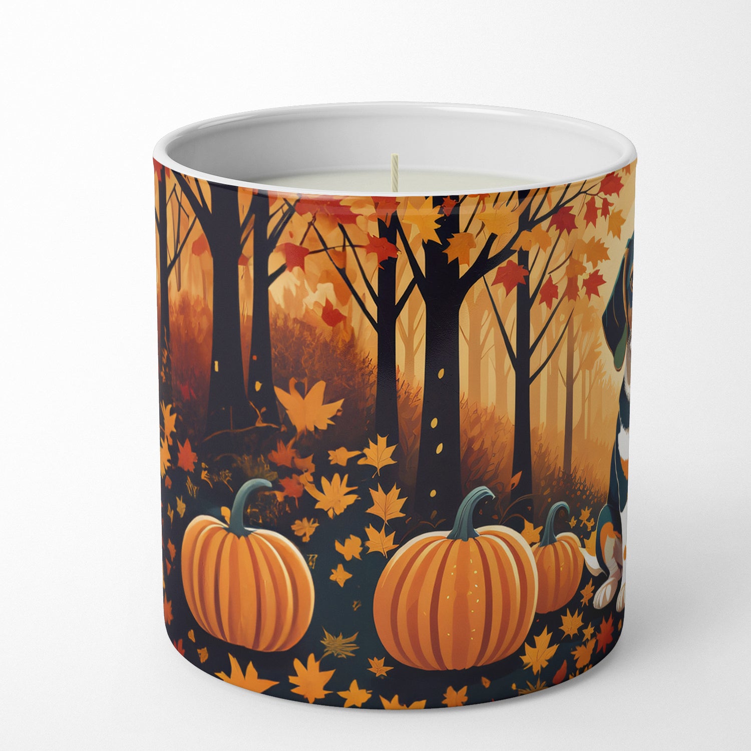 Beagle Fall Decorative Soy Candle