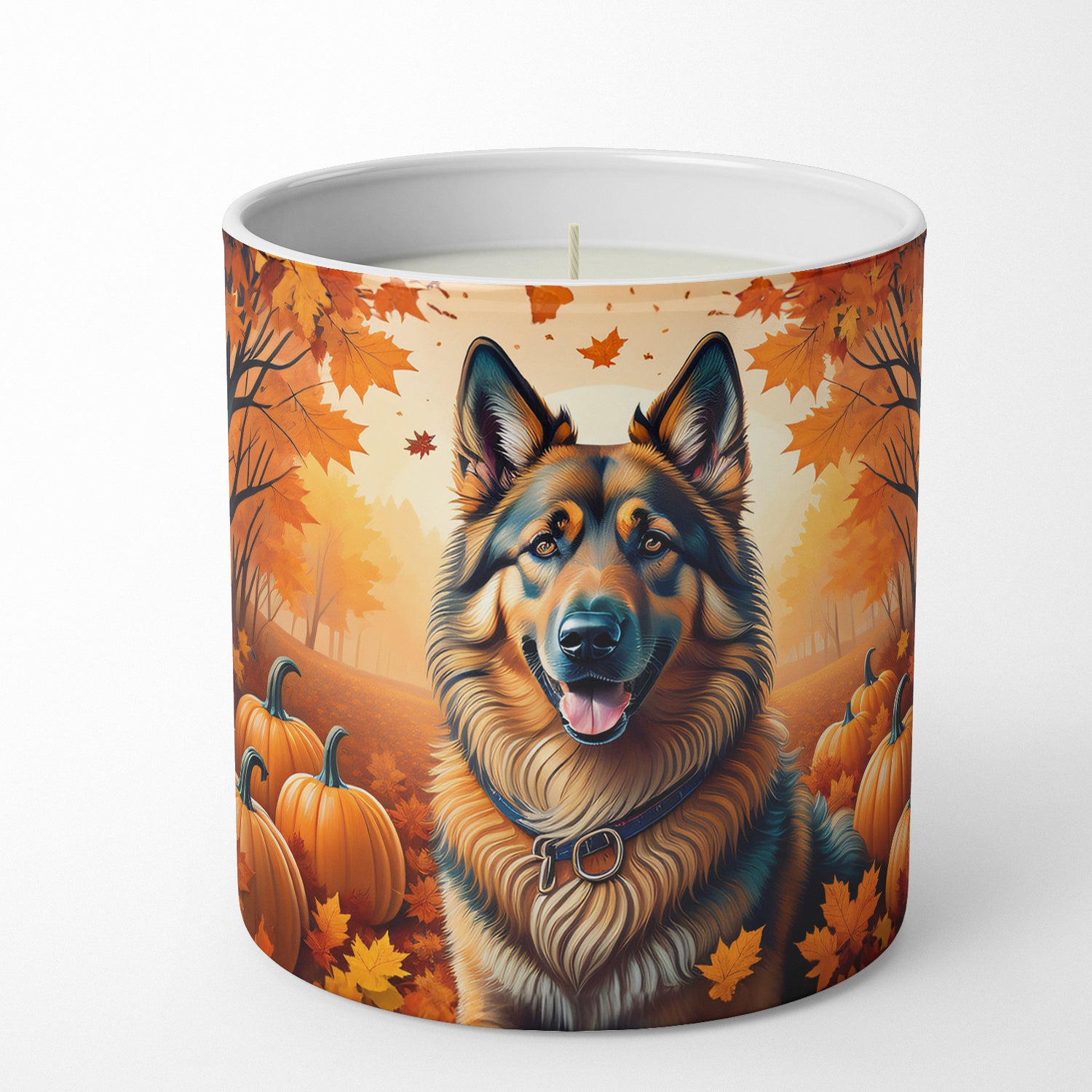Buy this Belgian Tervuren Fall Decorative Soy Candle