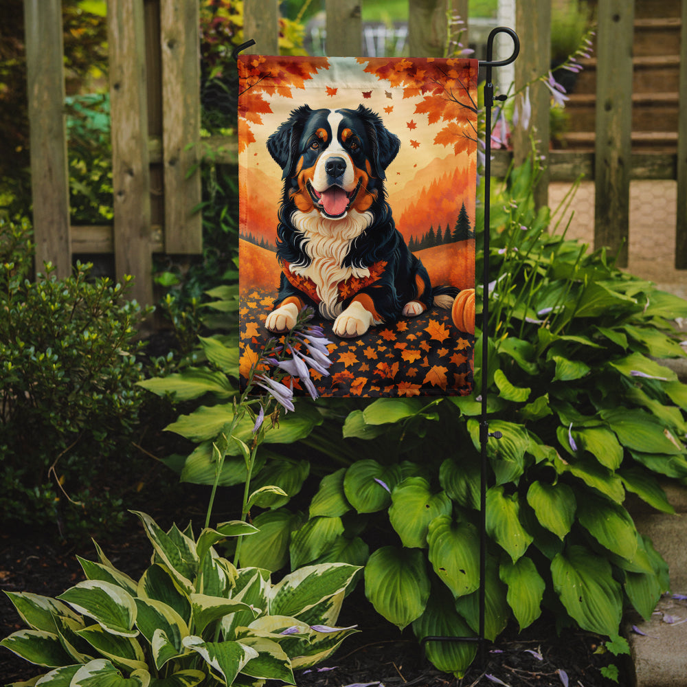 Buy this Bernese Mountain Dog Fall Garden Flag