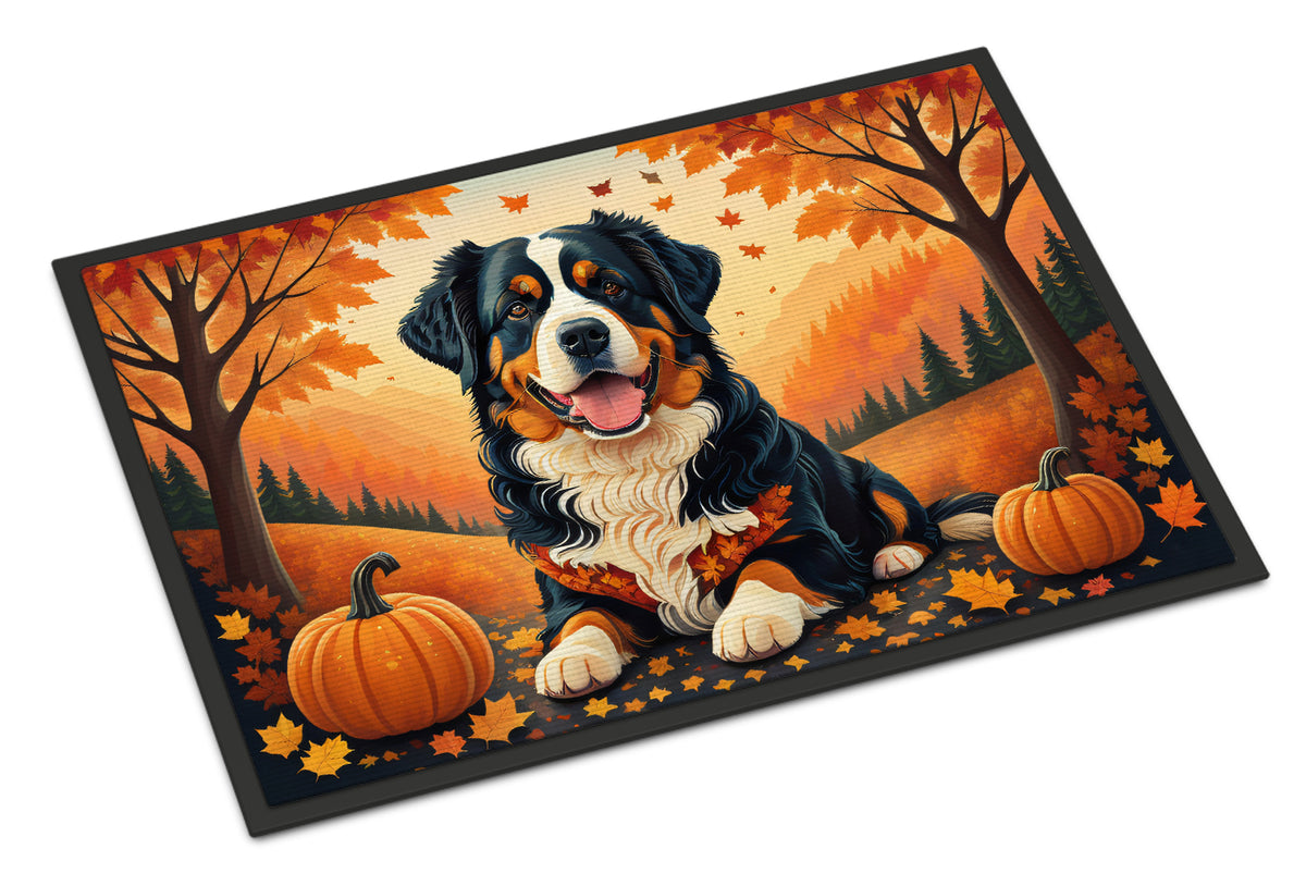 Buy this Bernese Mountain Dog Fall Indoor or Outdoor Mat 24x36