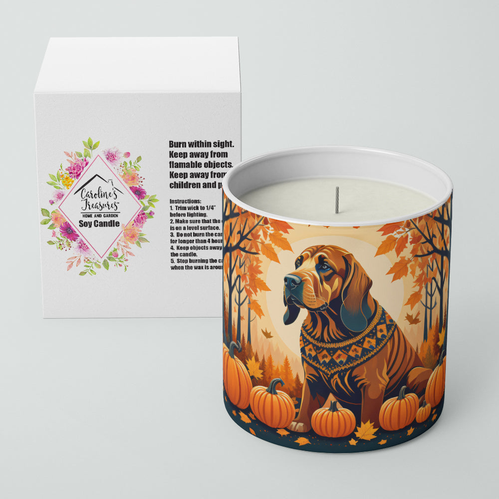 Bloodhound Fall Decorative Soy Candle