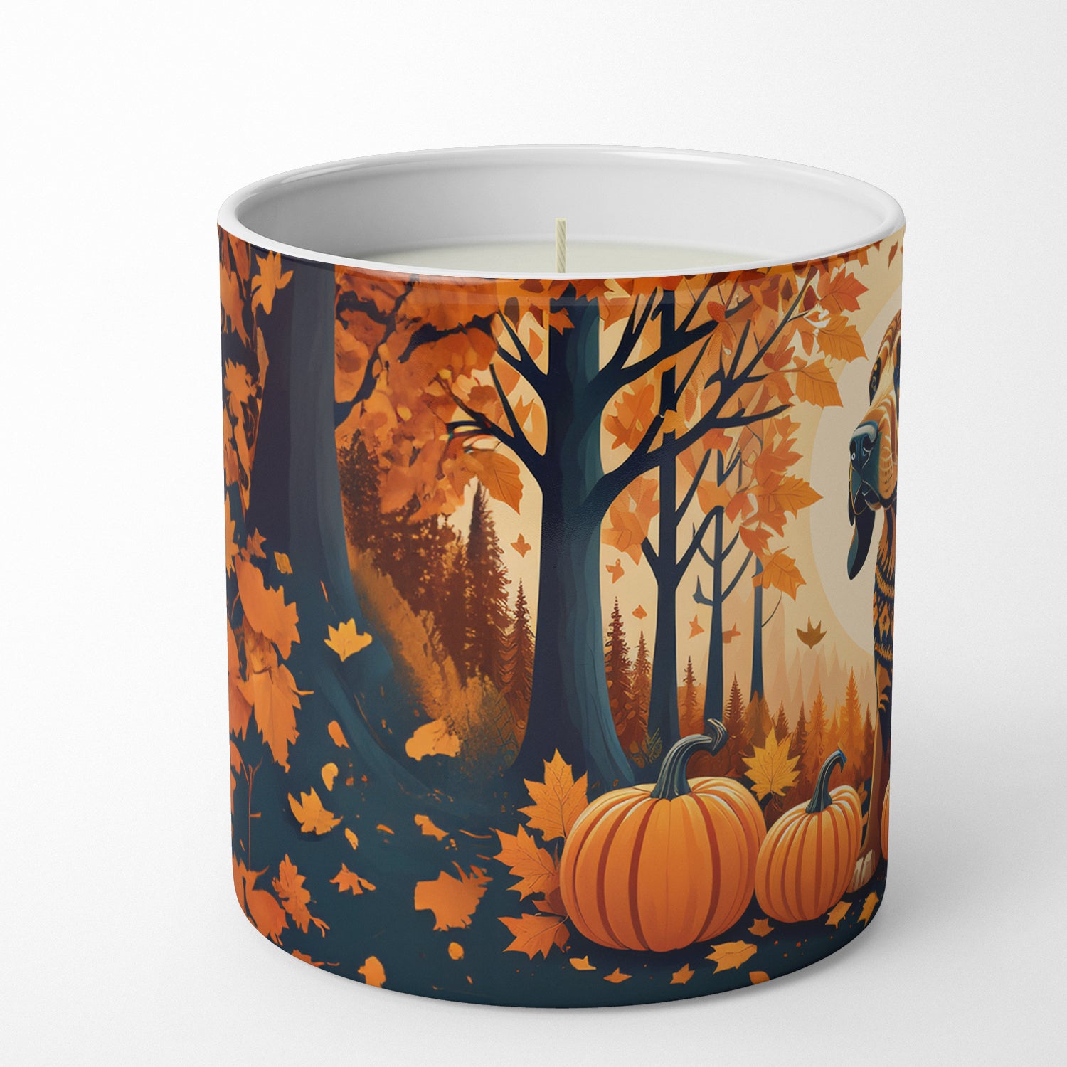 Bloodhound Fall Decorative Soy Candle
