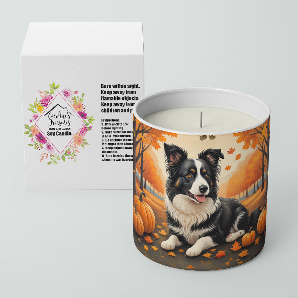 Border Collie Fall Decorative Soy Candle