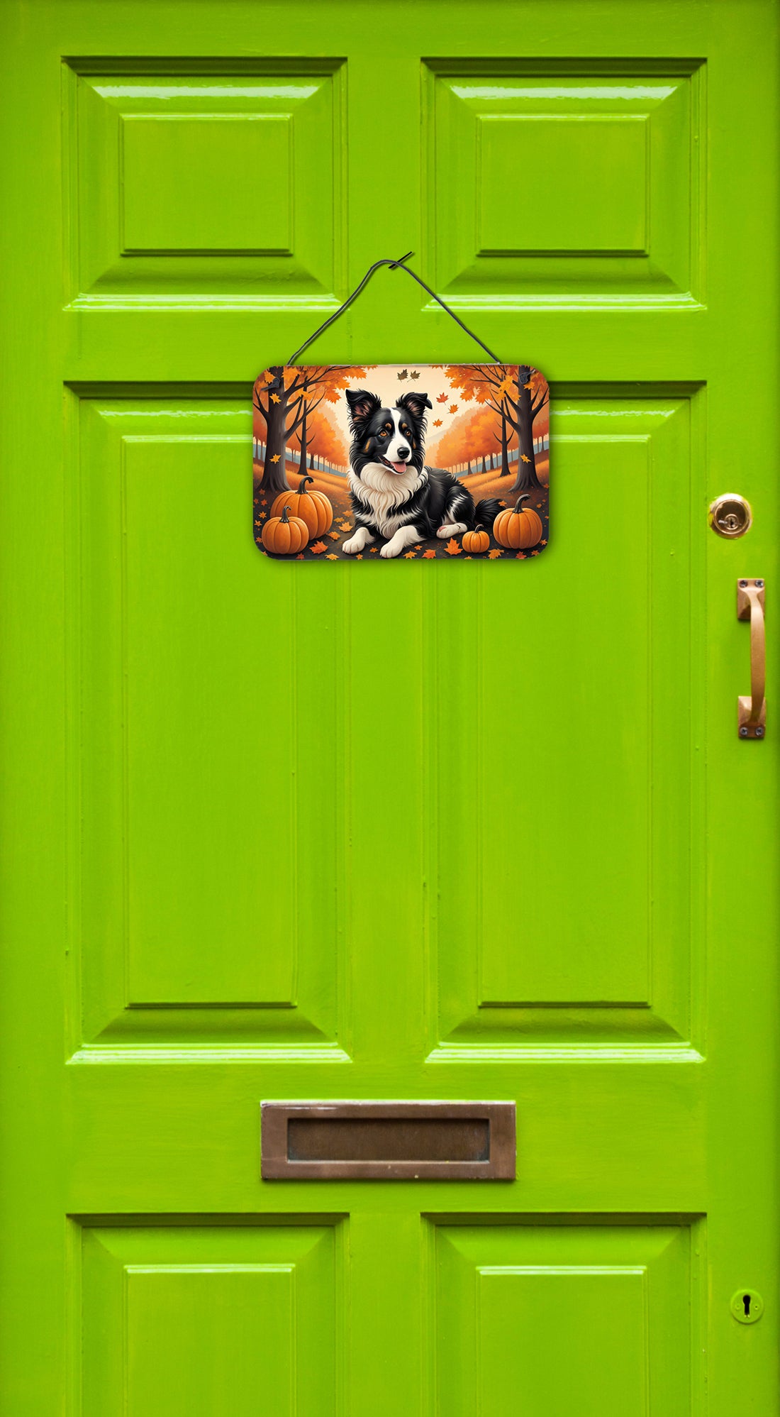 Border Collie Fall Wall or Door Hanging Prints