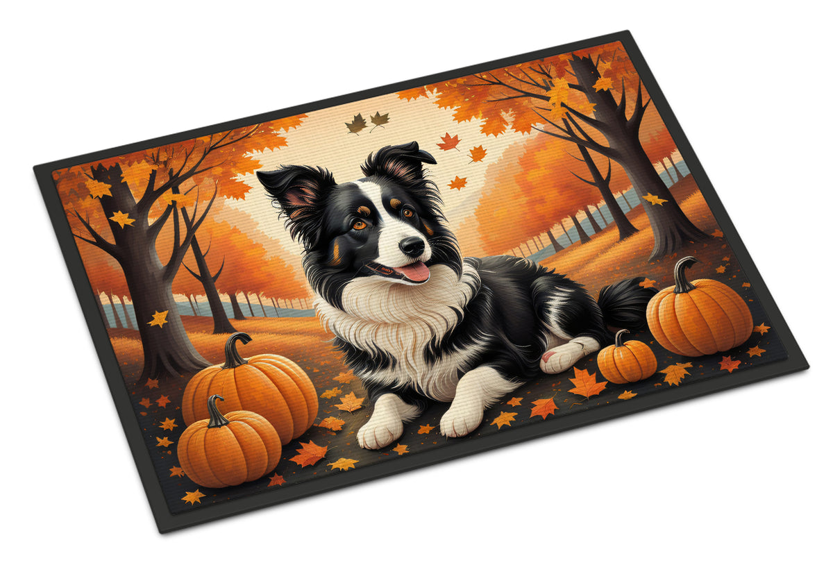 Buy this Border Collie Fall Indoor or Outdoor Mat 24x36