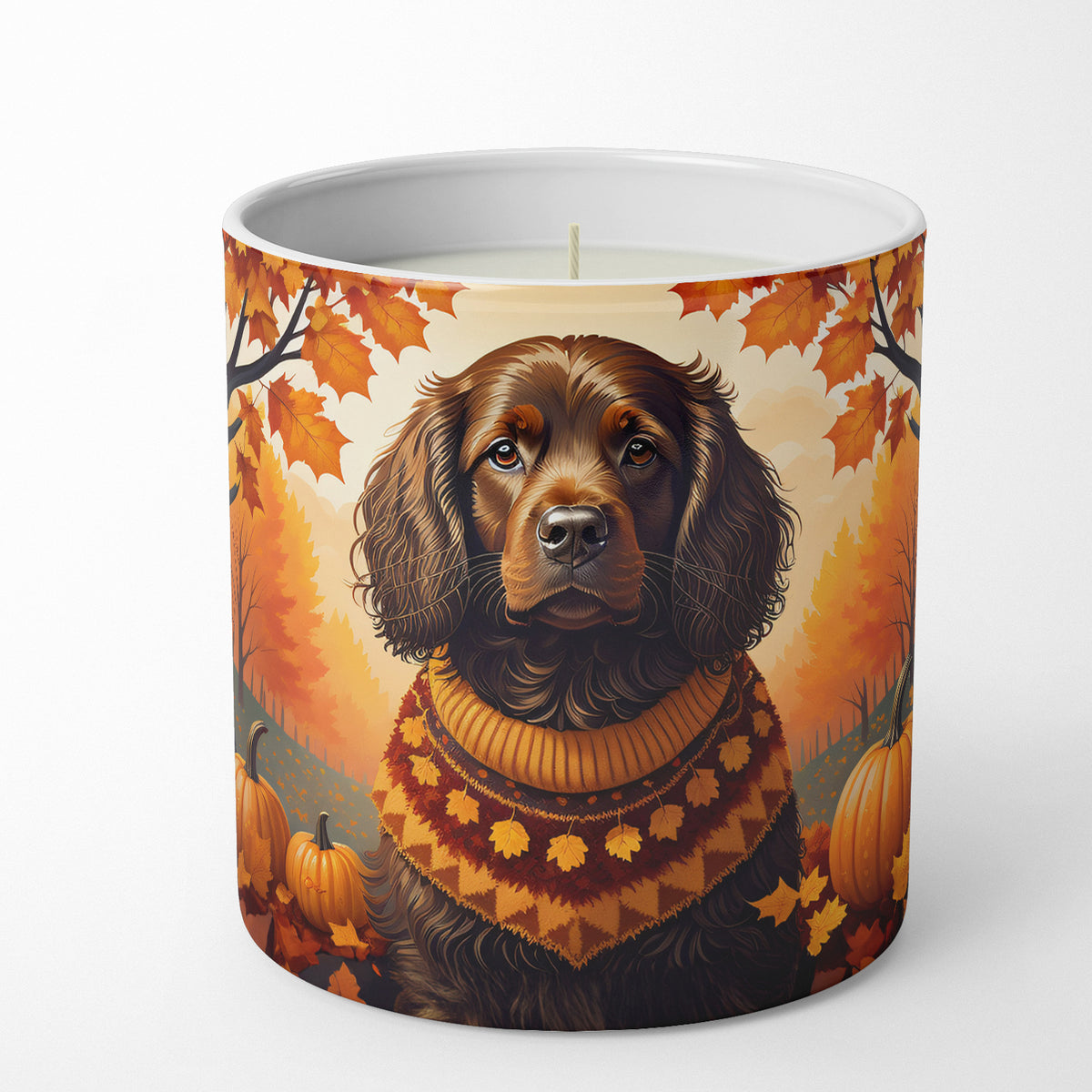 Buy this Boykin Spaniel Fall Decorative Soy Candle
