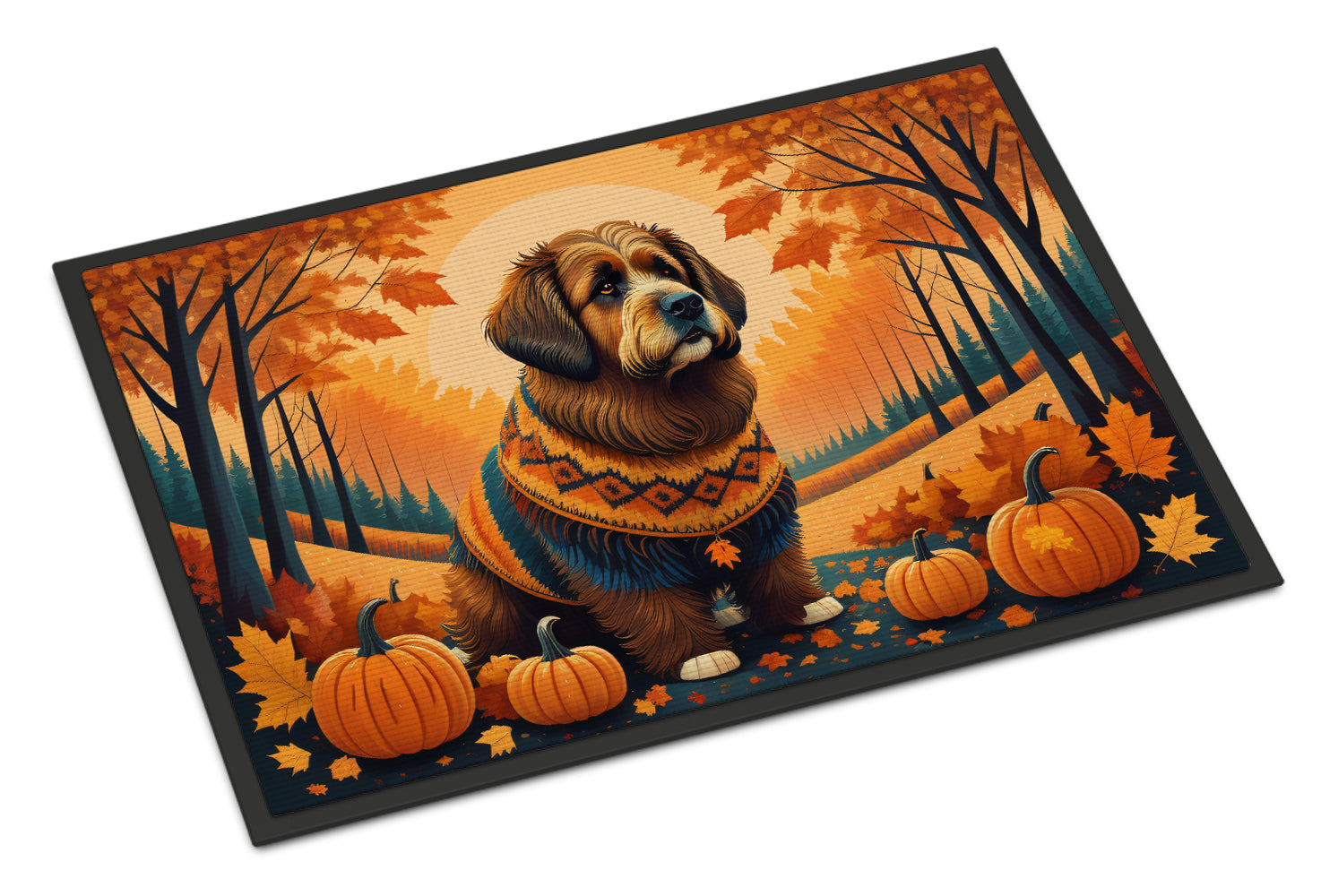 Buy this Briard Fall Indoor or Outdoor Mat 24x36