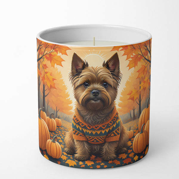 Buy this Cairn Terrier Fall Decorative Soy Candle