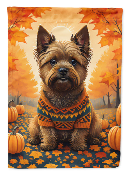 Buy this Cairn Terrier Fall House Flag