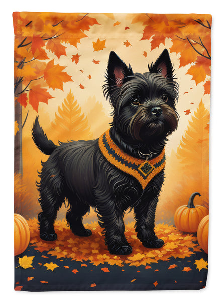 Buy this Black Cairn Terrier Fall Garden Flag