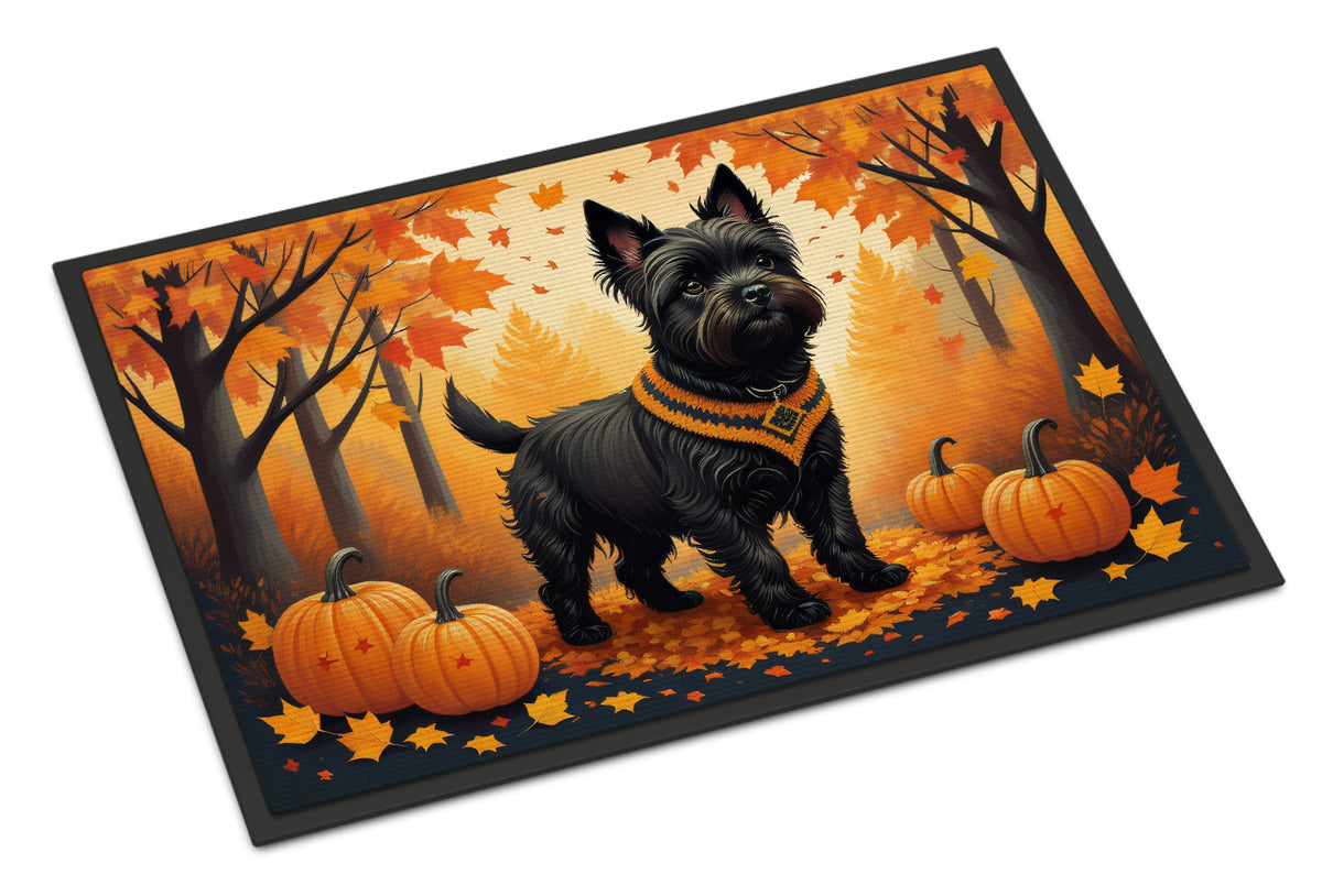 Buy this Black Cairn Terrier Fall Doormat 18x27