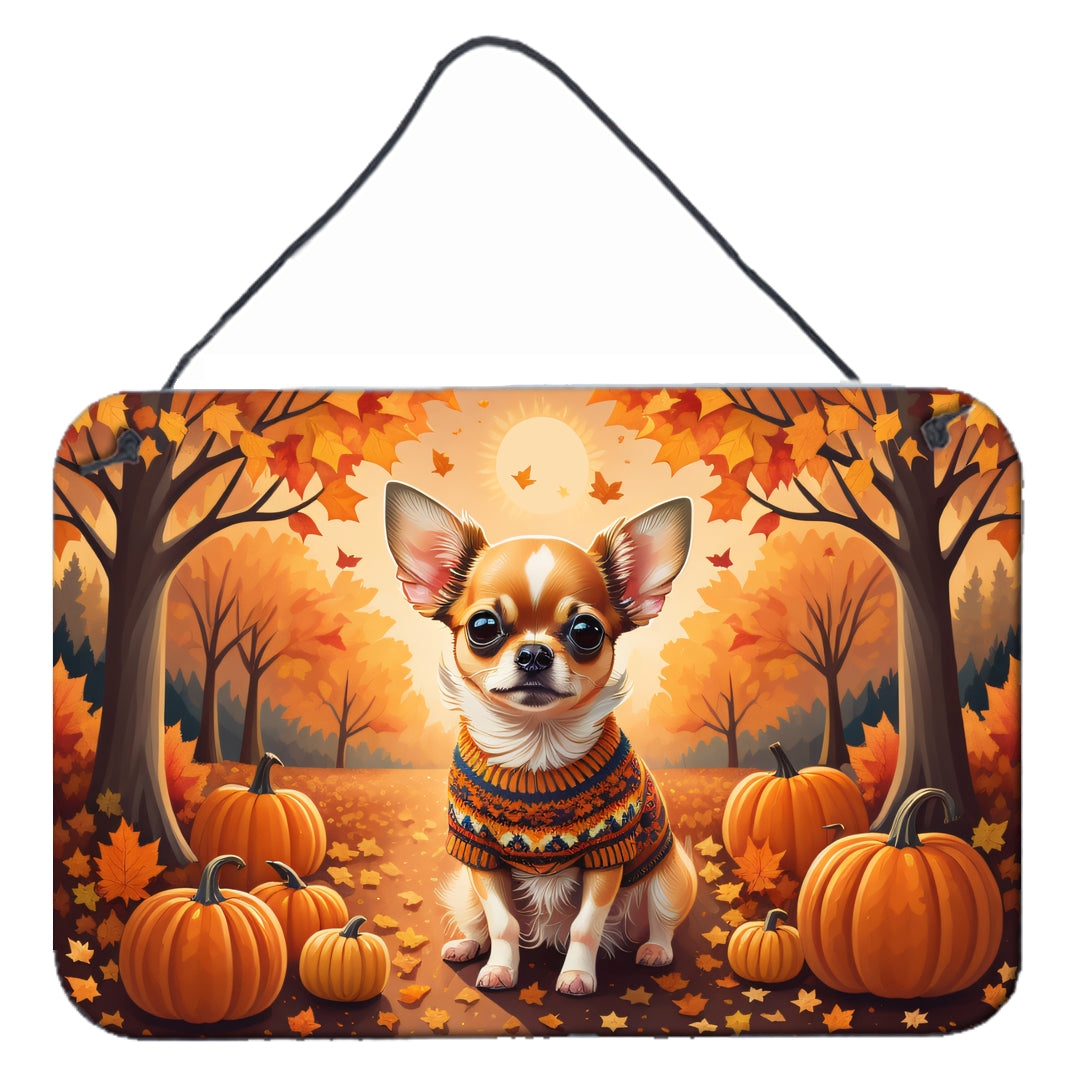 Buy this Chihuahua Fall Wall or Door Hanging Prints