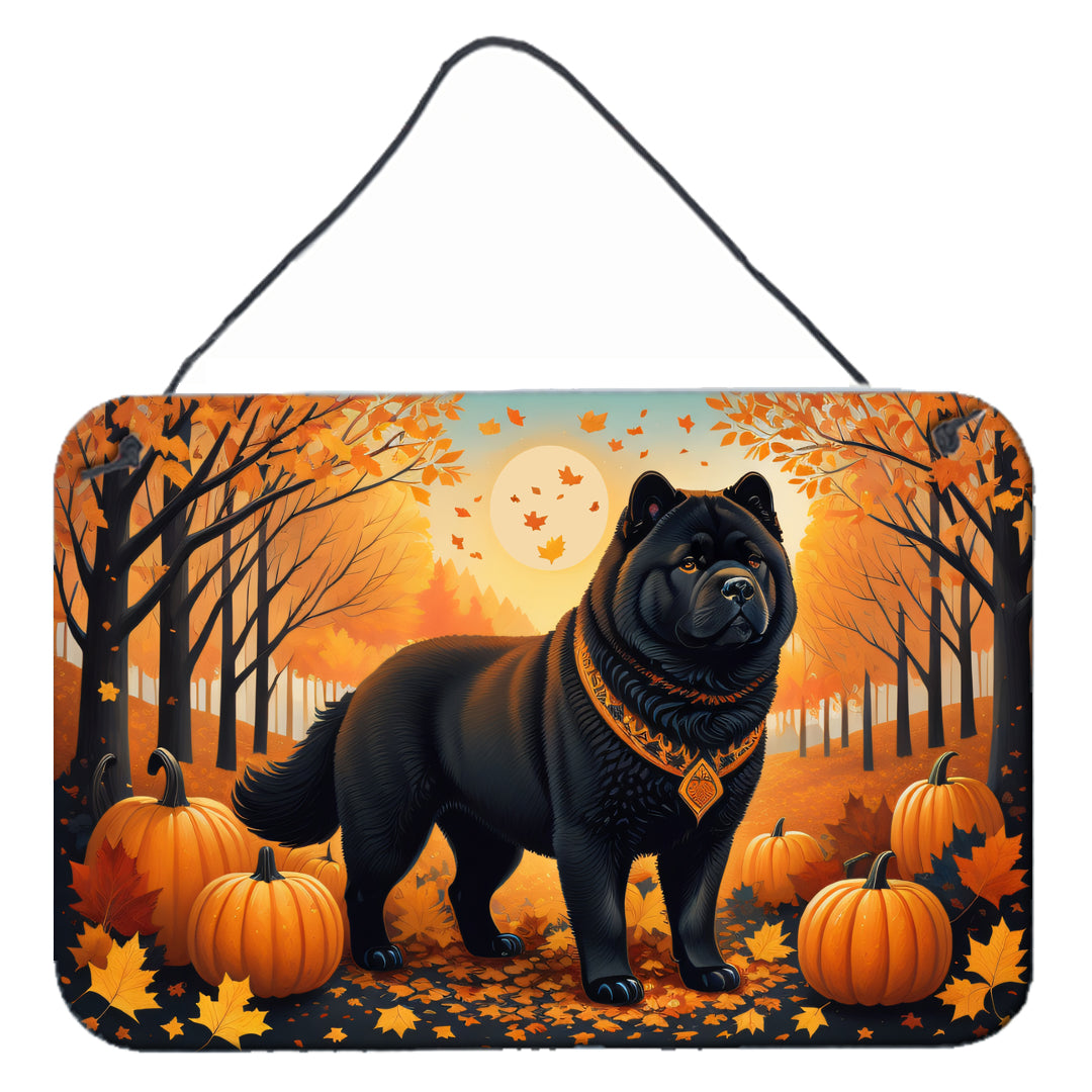 Buy this Black Chow Chow Fall Wall or Door Hanging Prints
