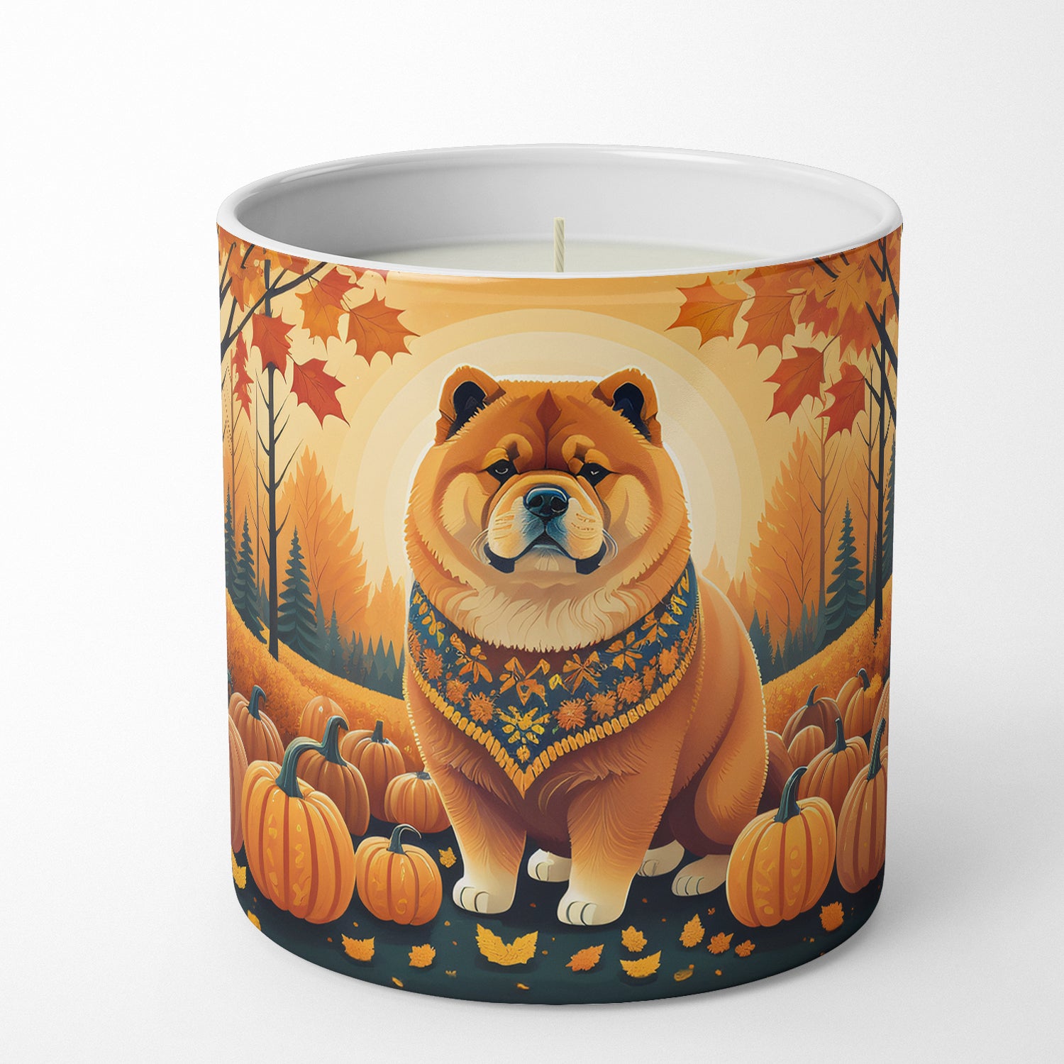 Buy this Chow Chow Fall Decorative Soy Candle