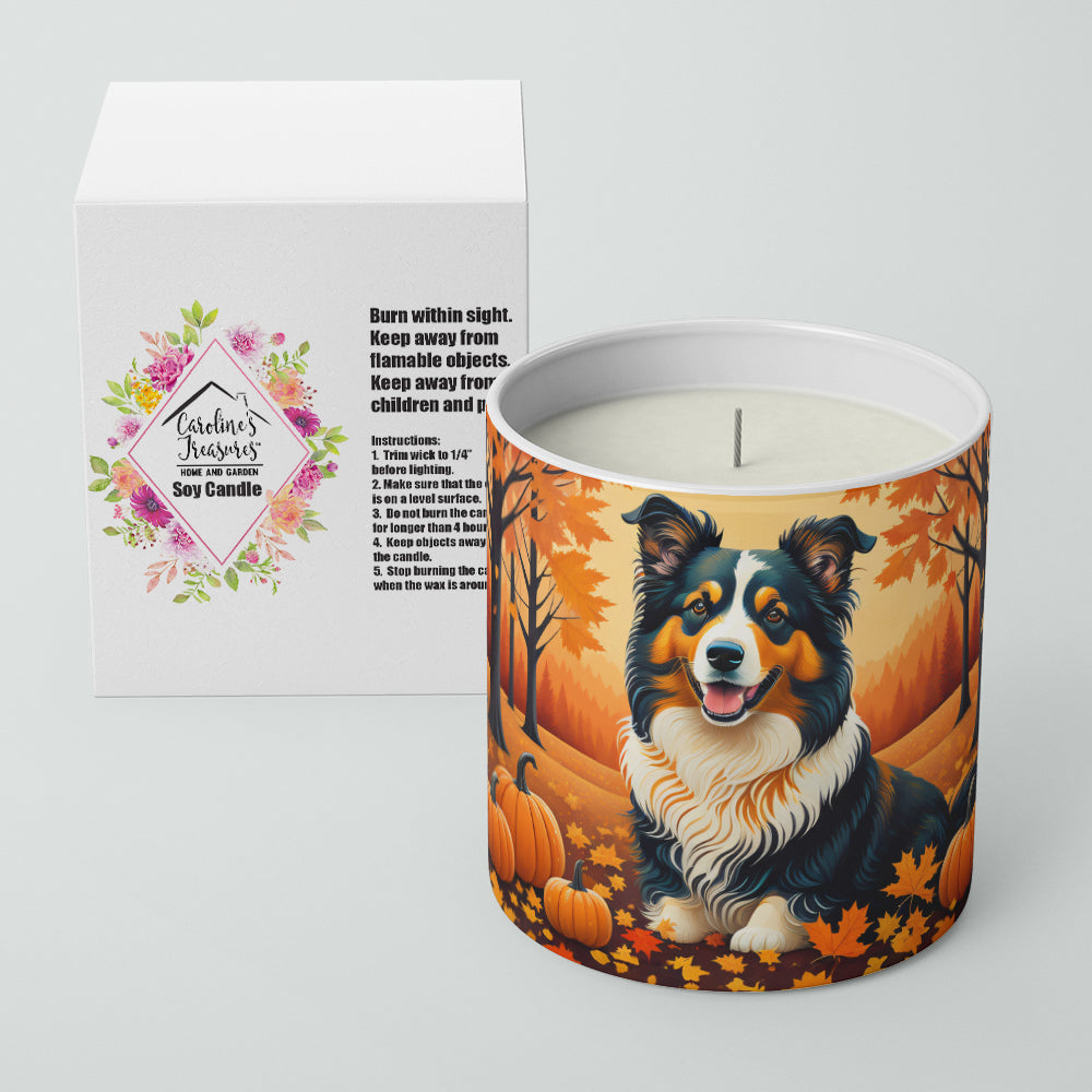 Collie Fall Decorative Soy Candle