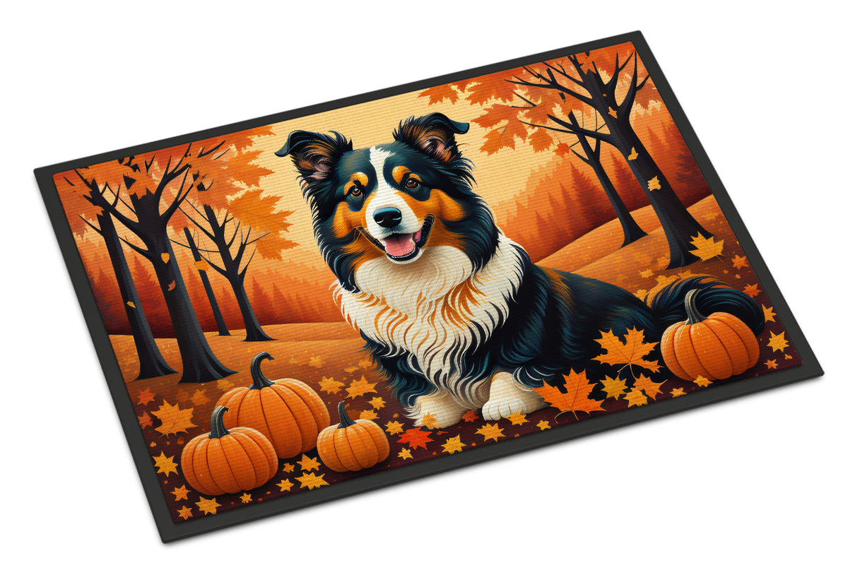 Buy this Collie Fall Indoor or Outdoor Mat 24x36