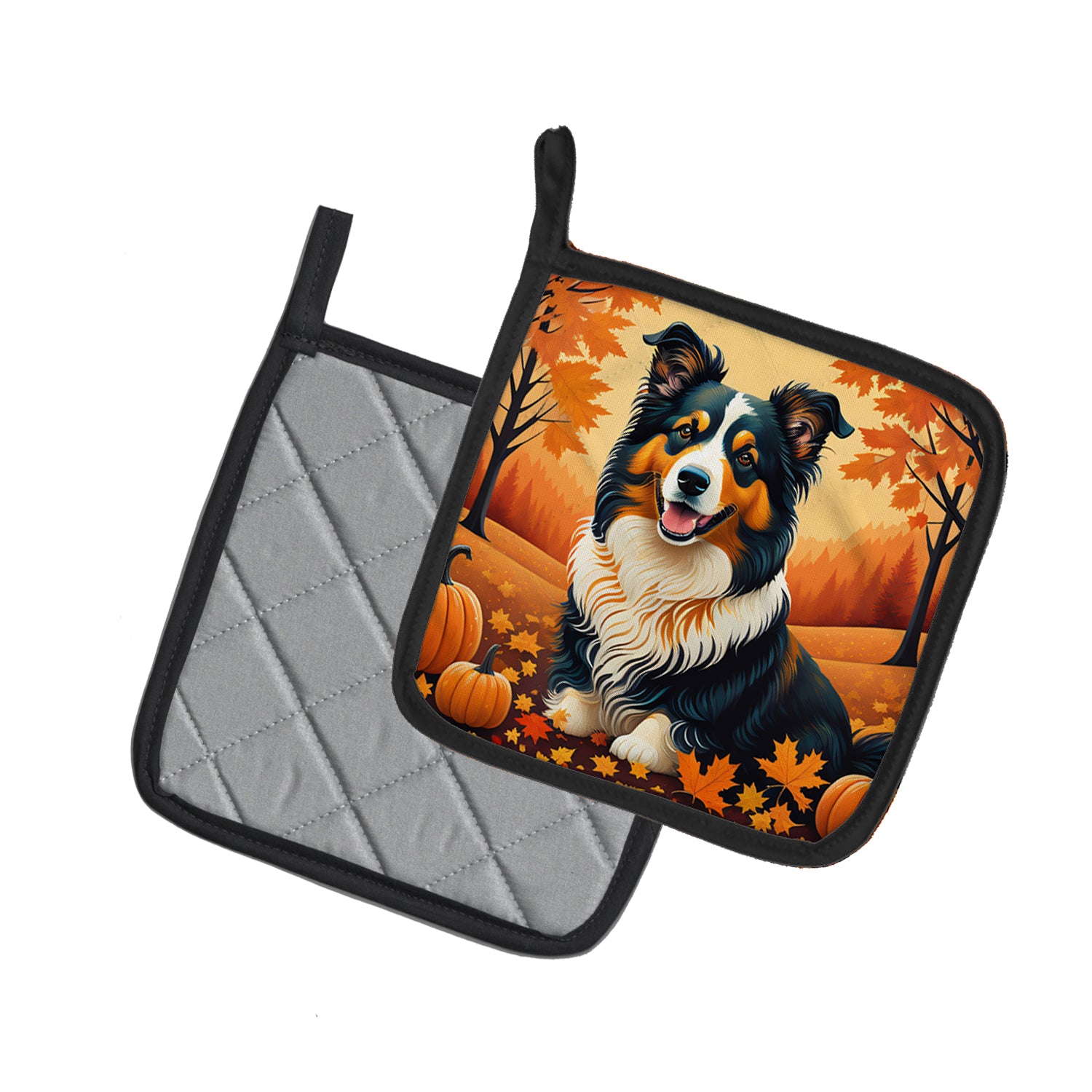 Buy this Collie Fall Pair of Pot Holders