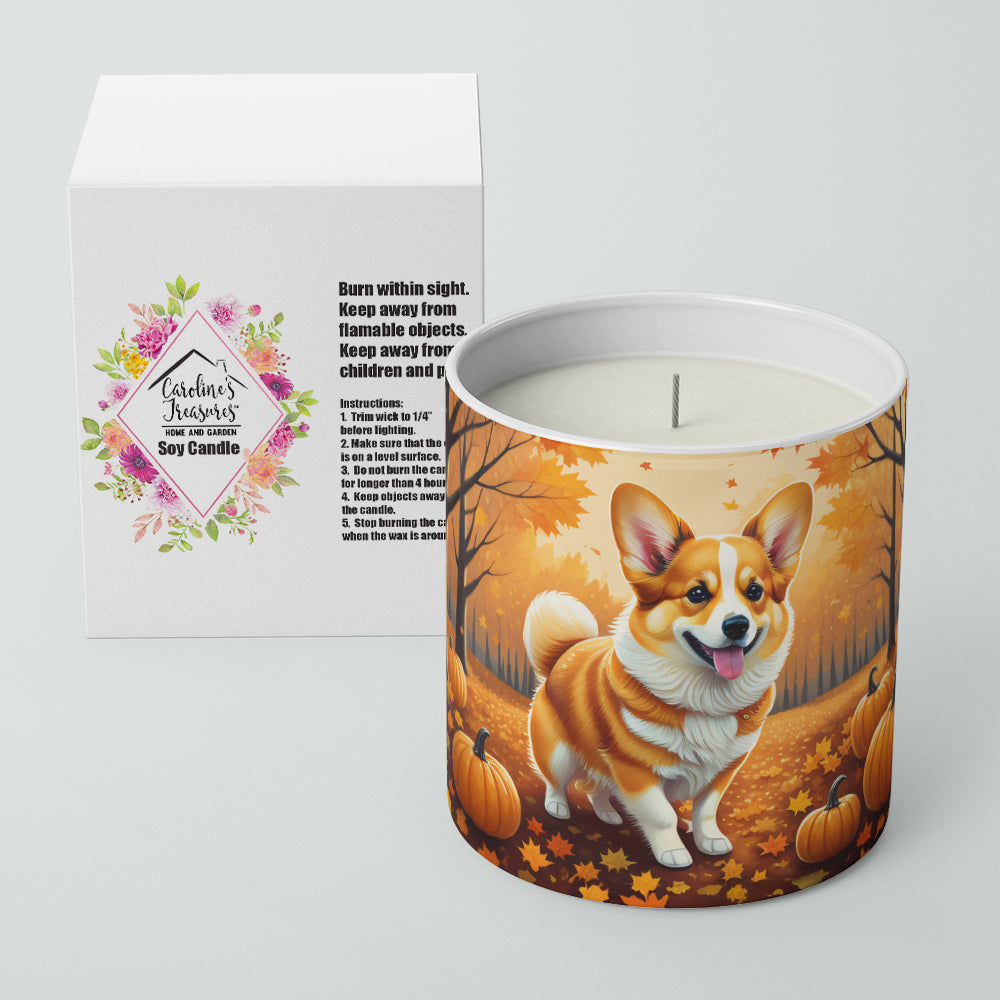 Buy this Corgi Fall Decorative Soy Candle