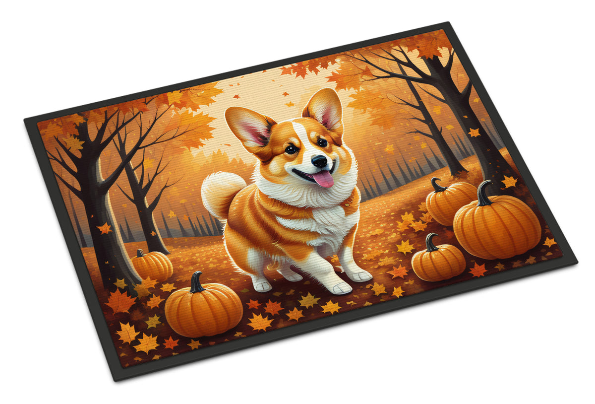 Buy this Corgi Fall Doormat 18x27
