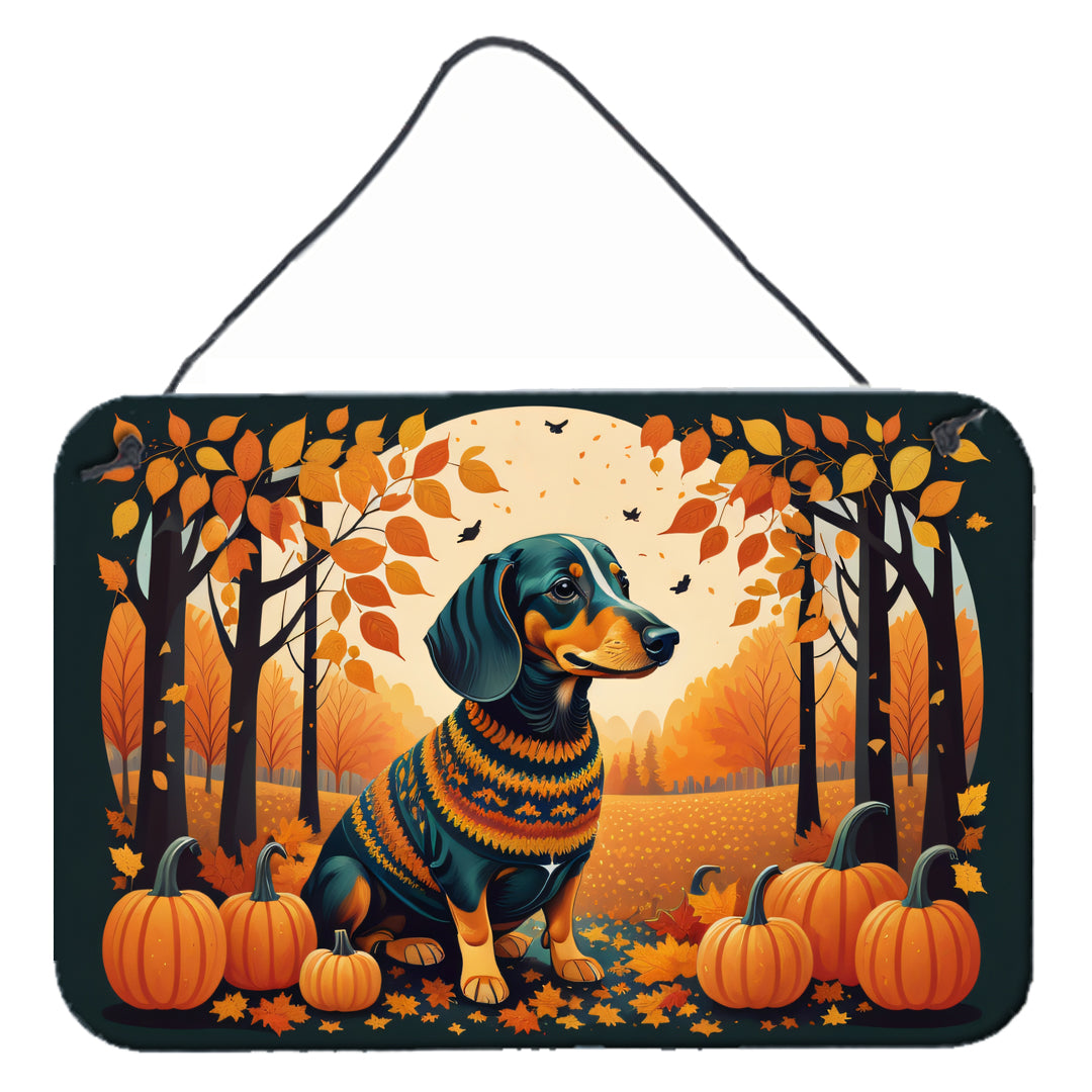 Buy this Dachshund Fall Wall or Door Hanging Prints