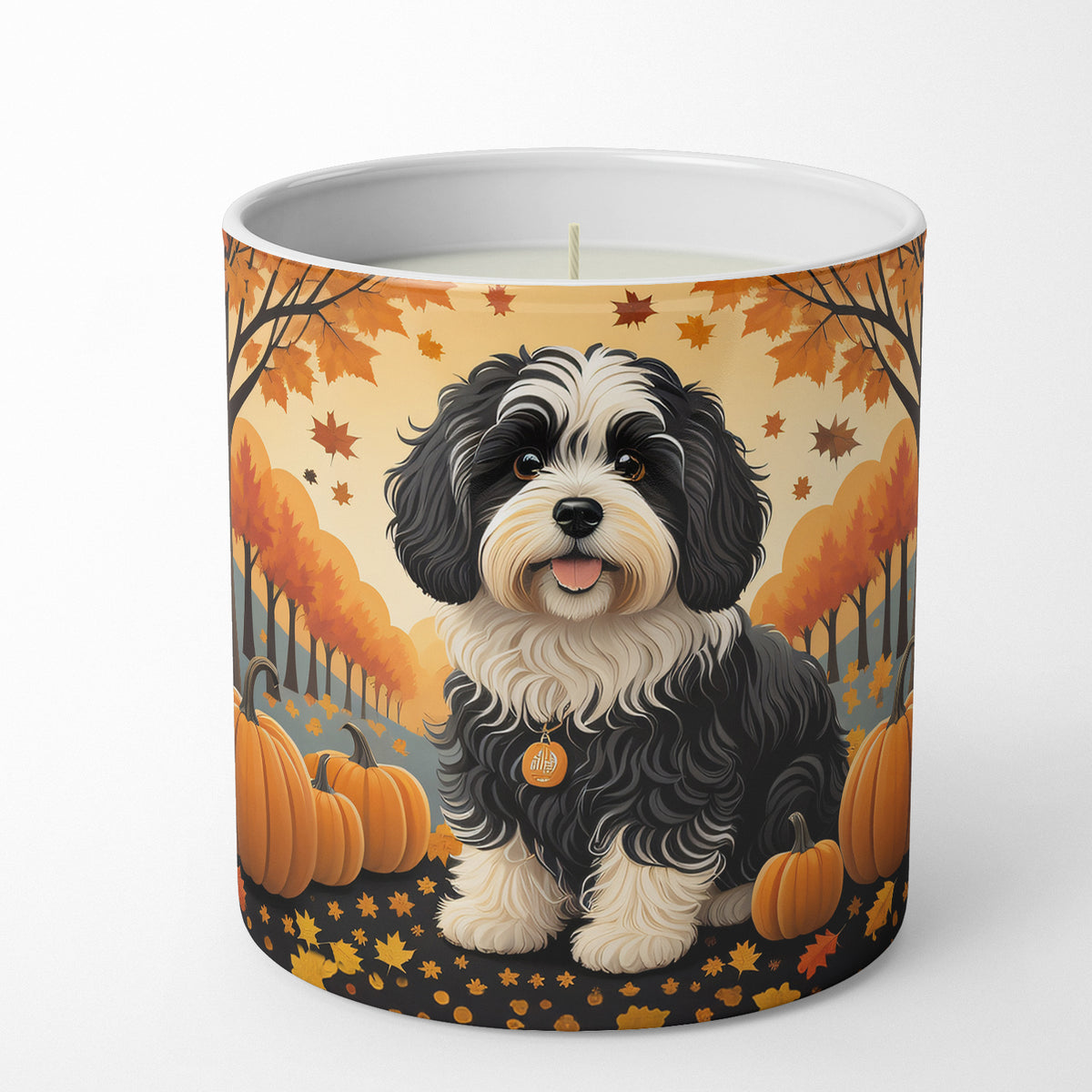 Buy this Havanese Fall Decorative Soy Candle