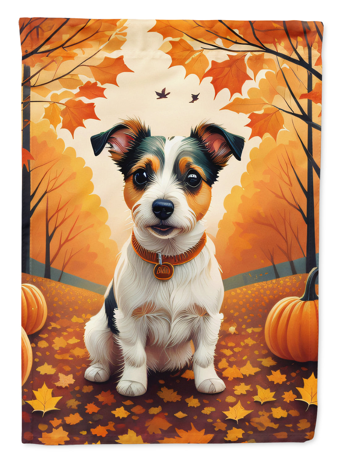 Buy this Jack Russell Terrier Fall House Flag