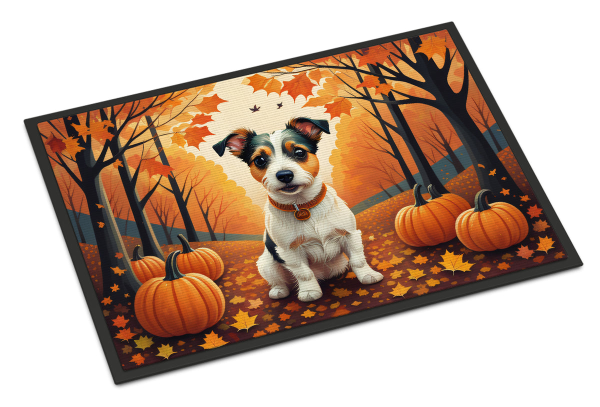 Buy this Jack Russell Terrier Fall Indoor or Outdoor Mat 24x36