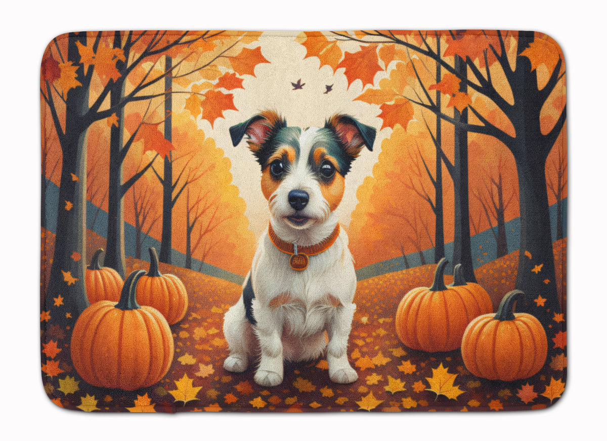 Buy this Jack Russell Terrier Fall Memory Foam Kitchen Mat