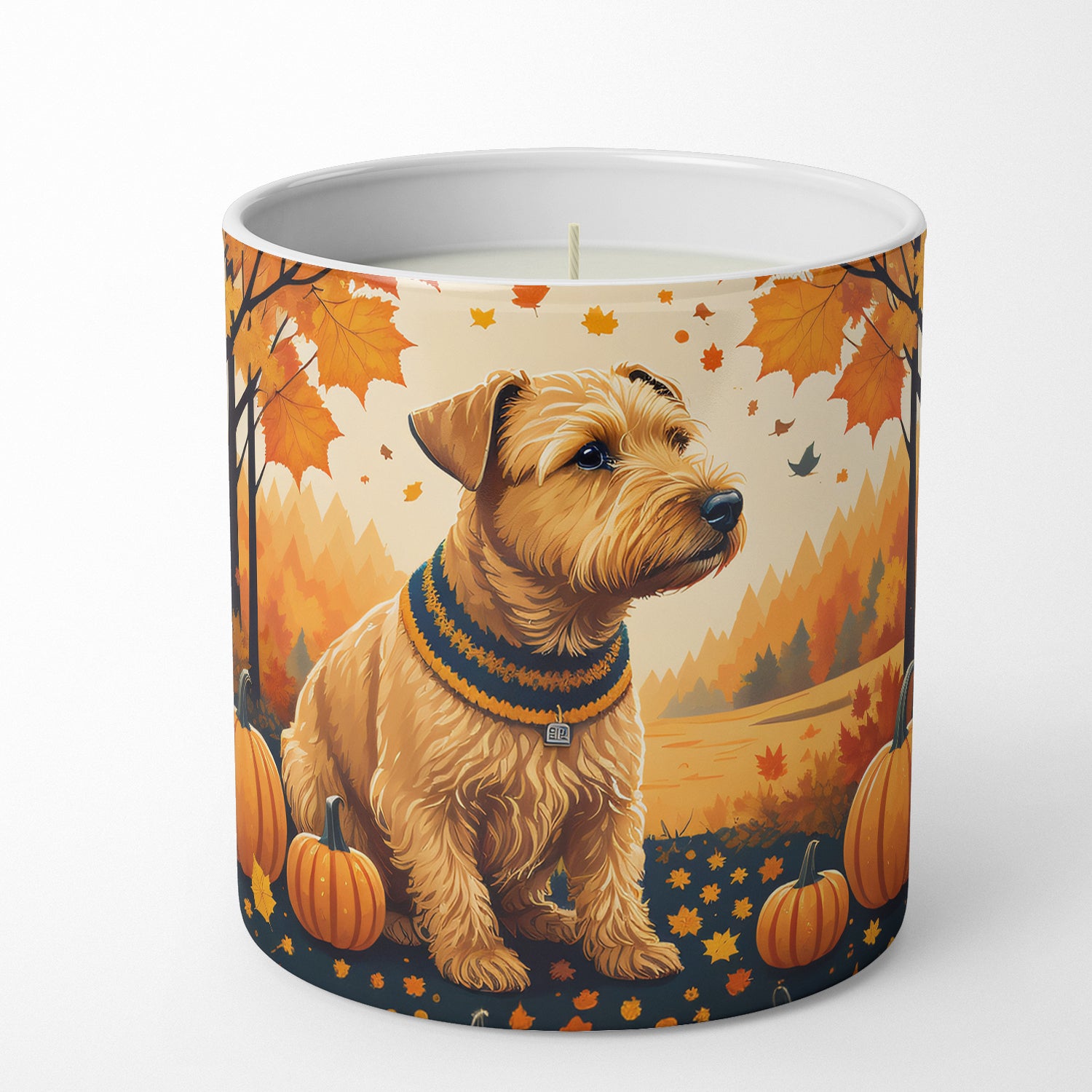 Buy this Lakeland Terrier Fall Decorative Soy Candle
