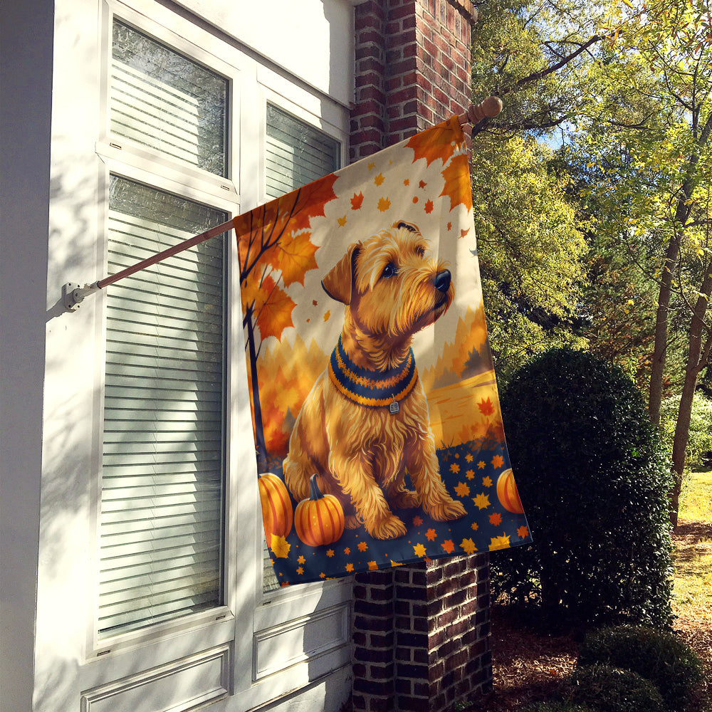 Lakeland Terrier Fall House Flag