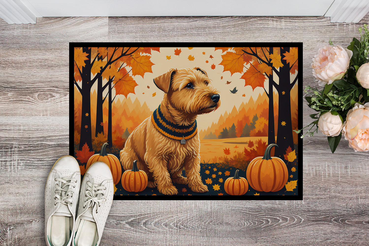Buy this Lakeland Terrier Fall Indoor or Outdoor Mat 24x36