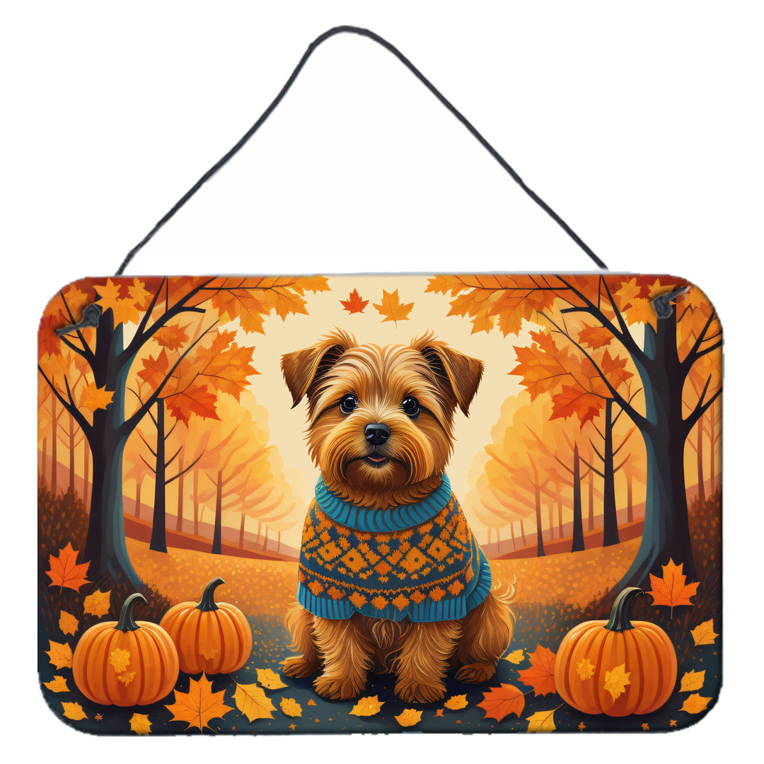 Buy this Norfolk Terrier Fall Wall or Door Hanging Prints