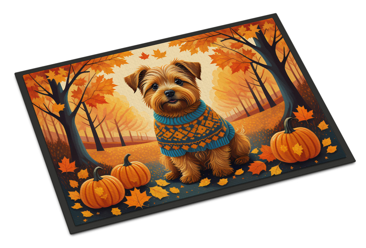 Buy this Norfolk Terrier Fall Doormat 18x27