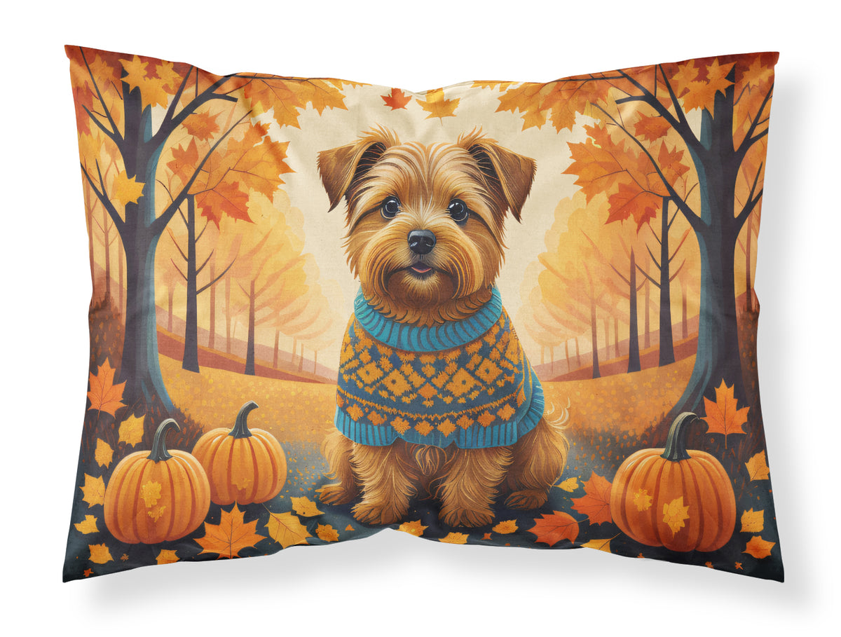 Buy this Norfolk Terrier Fall Fabric Standard Pillowcase