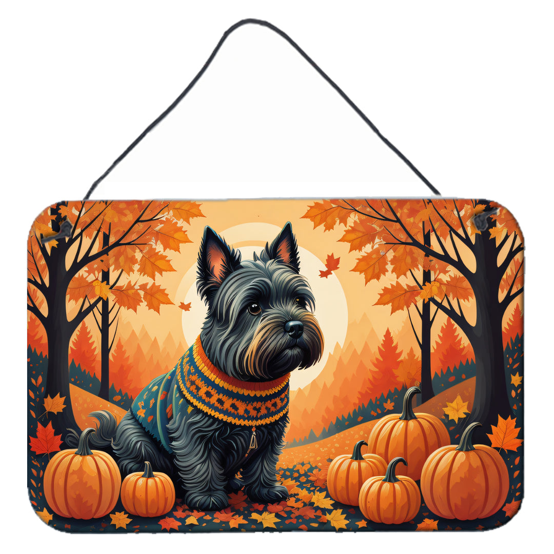 Buy this Scottish Terrier Fall Wall or Door Hanging Prints