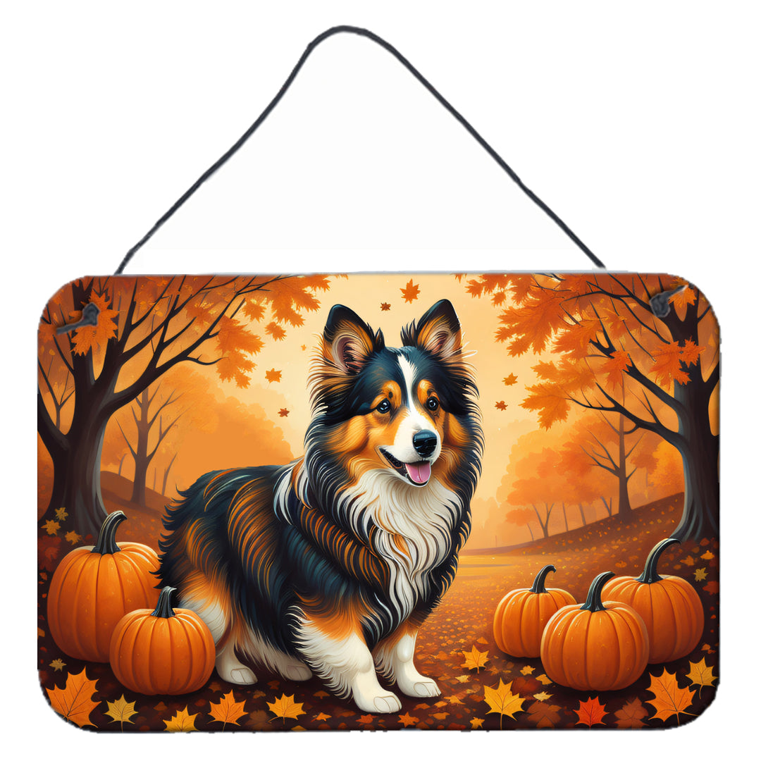 Buy this Sheltie Fall Wall or Door Hanging Prints